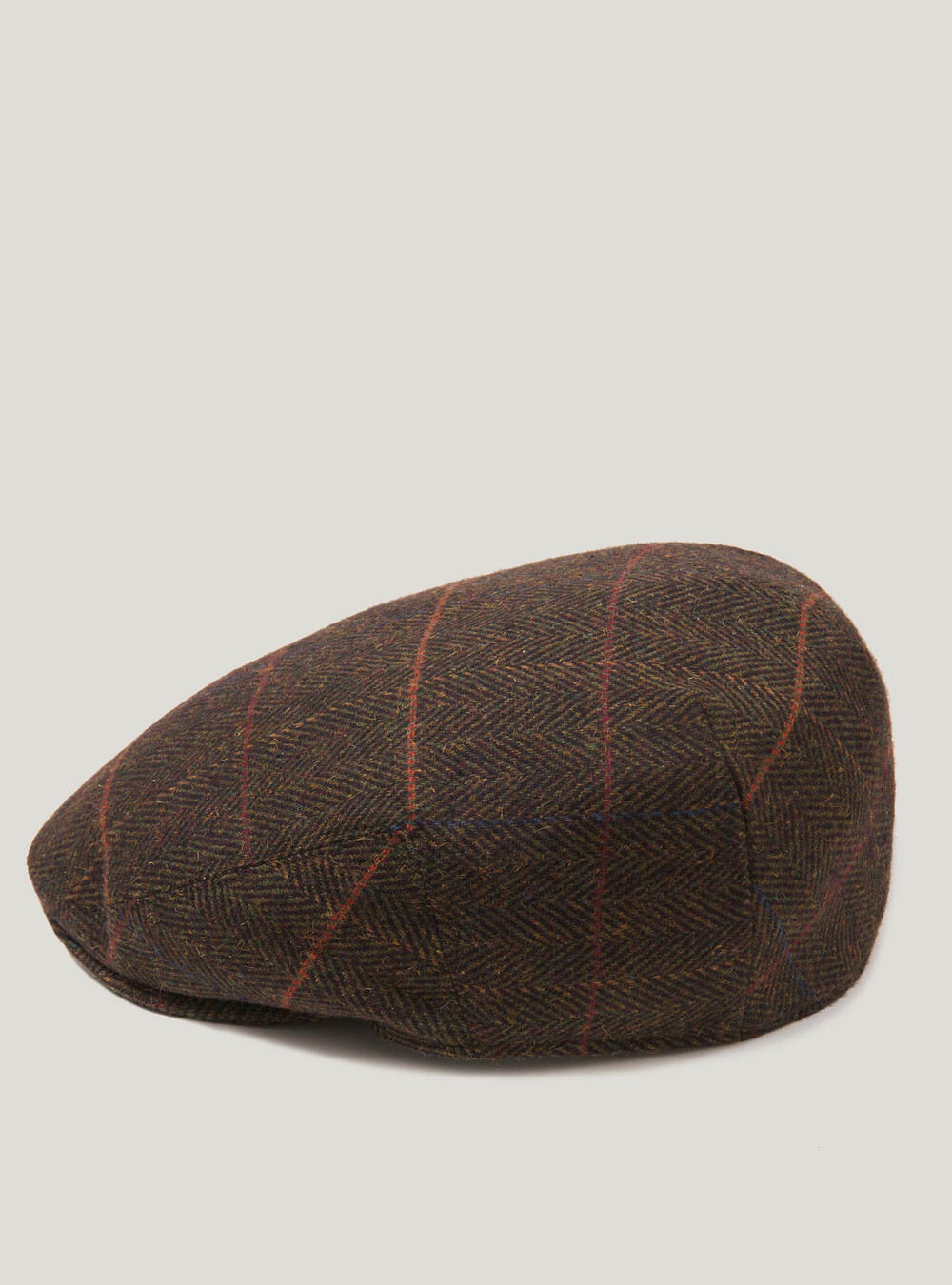 Herringbone patterned cap