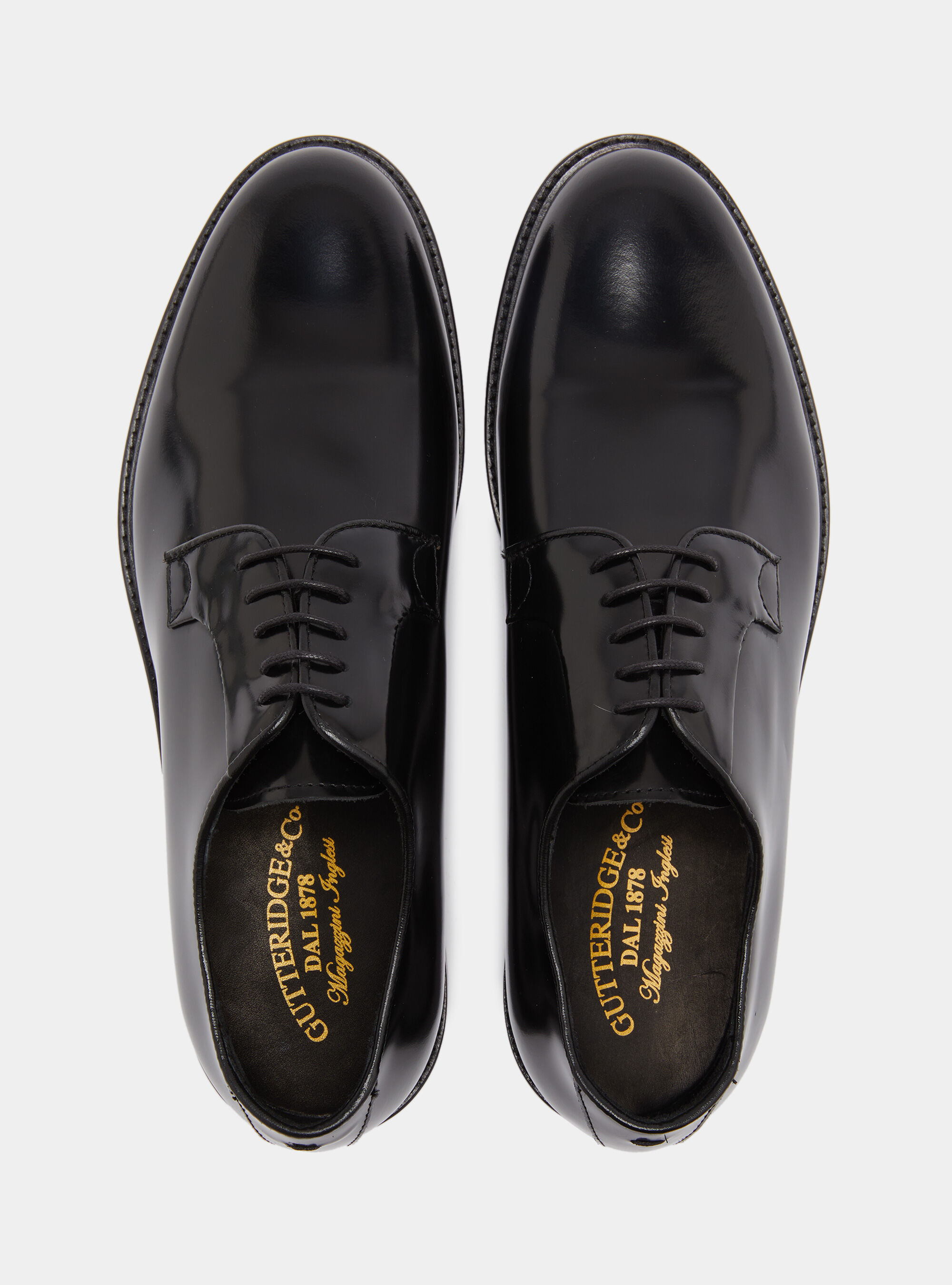 Abrasivated leather derby Gutteridge Men s Shoes