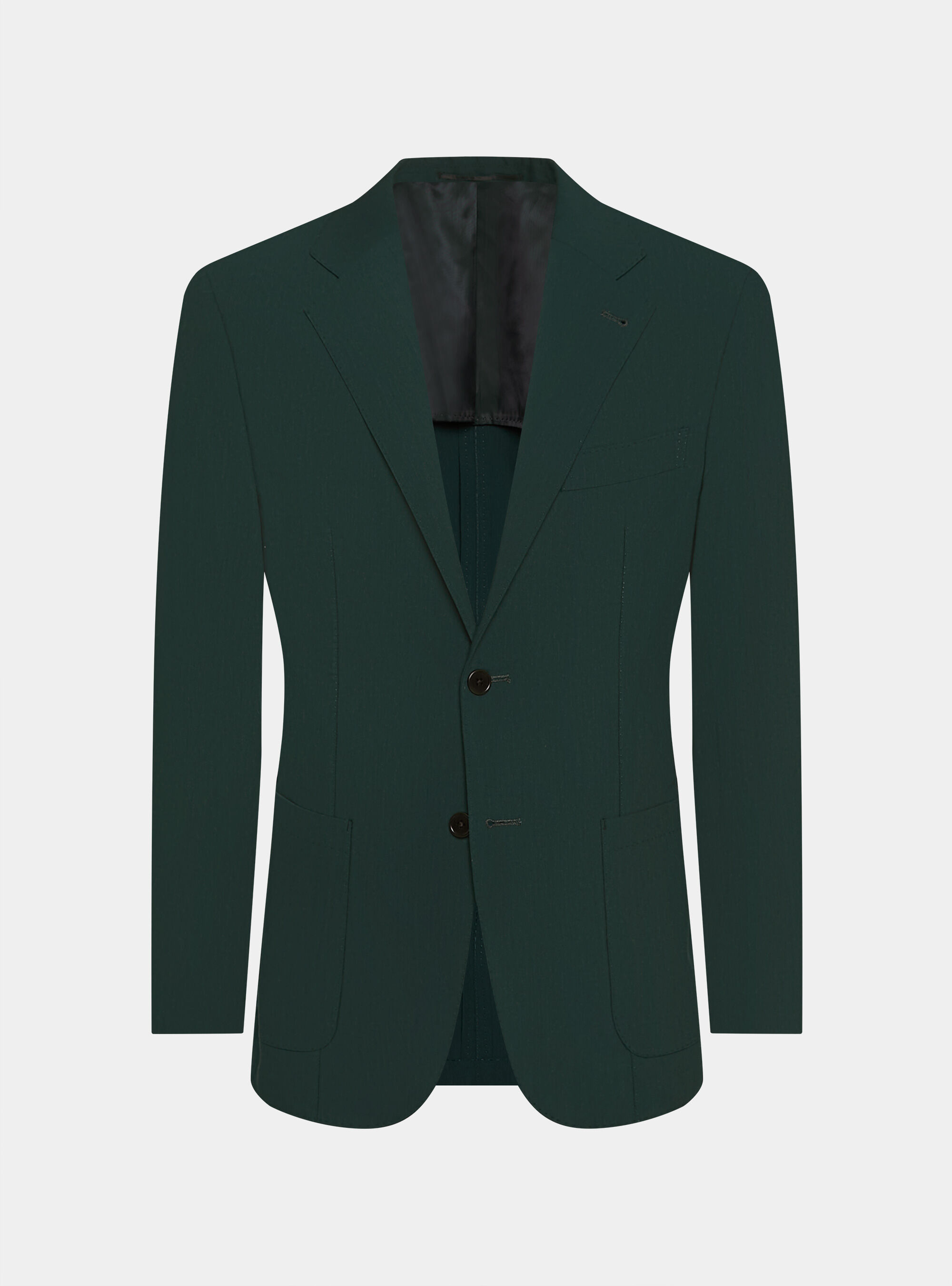 Giacca abito classico slim fit, VERDE