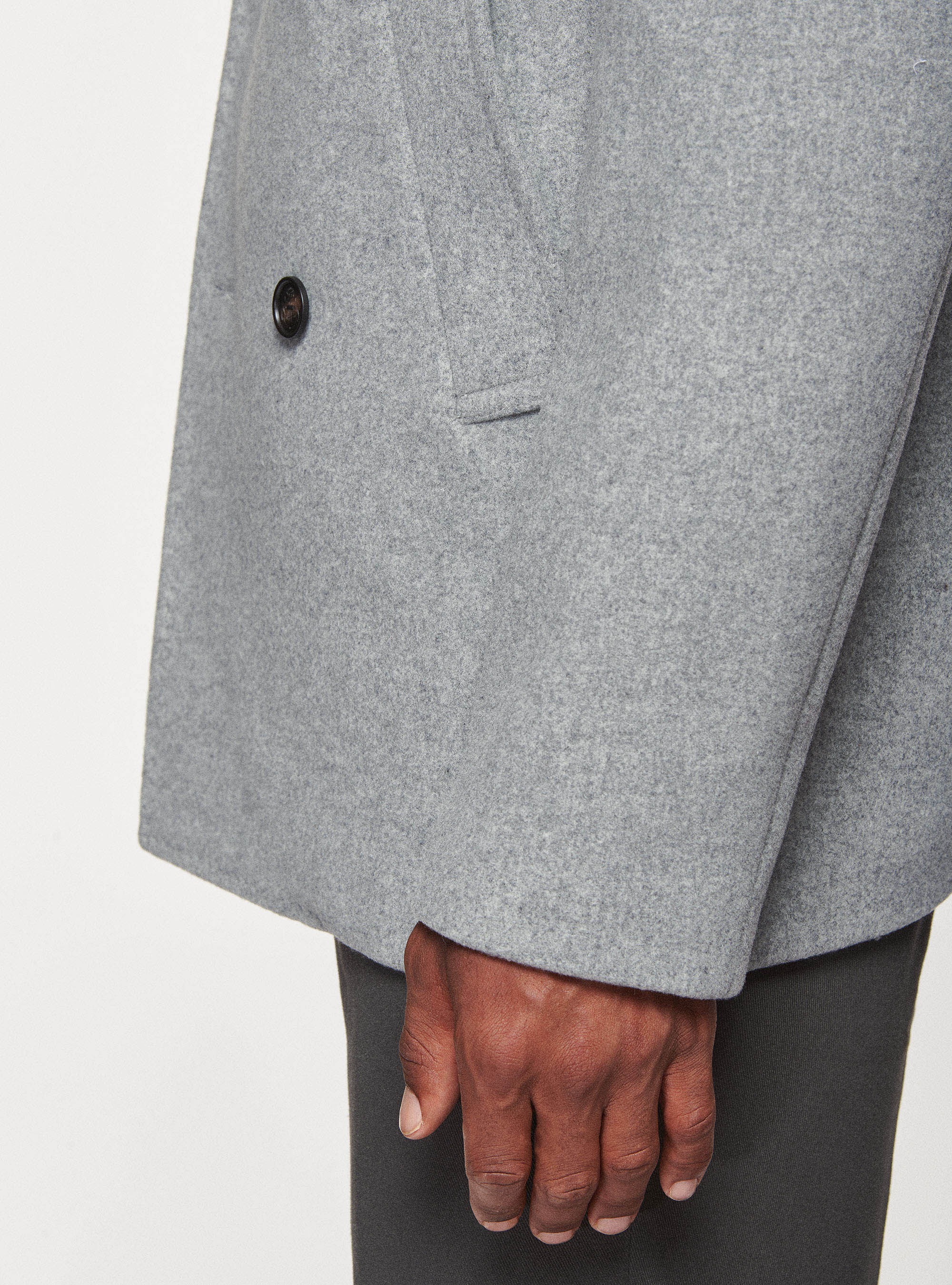 Peacoat in lambswool Peacoat in lambswool