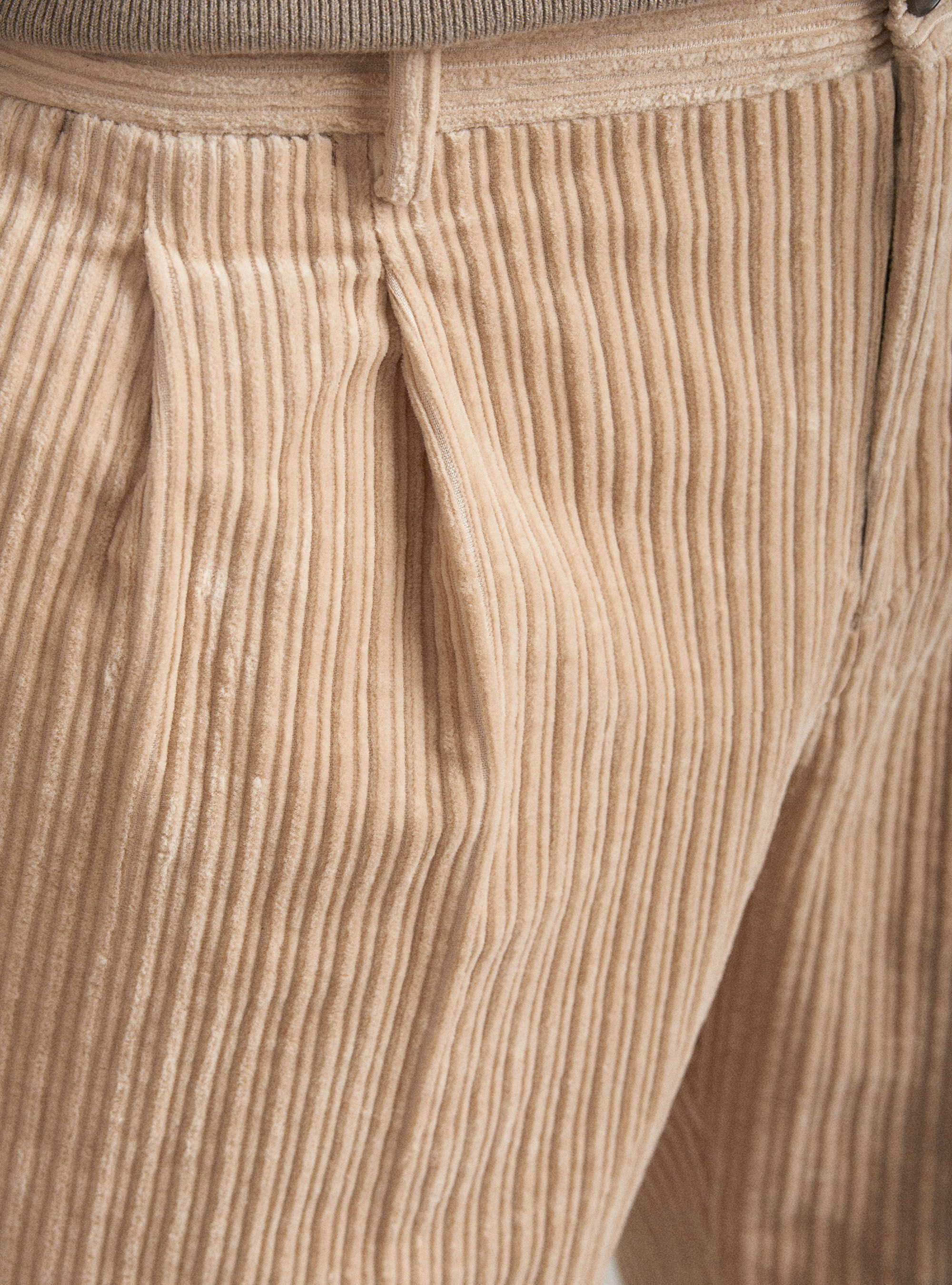 pantaloni a coste velluto uomo