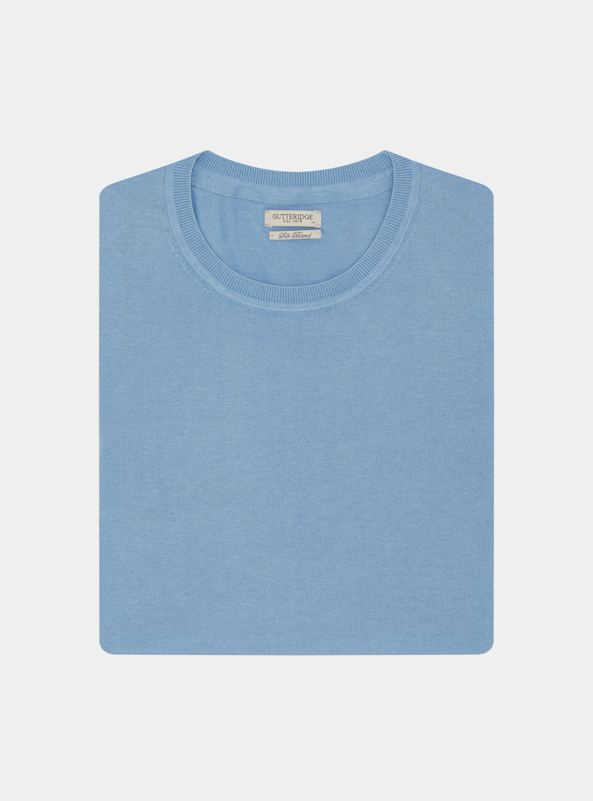 Silk and cotton crew-neck sweater Silk and cotton crew-neck sweater
