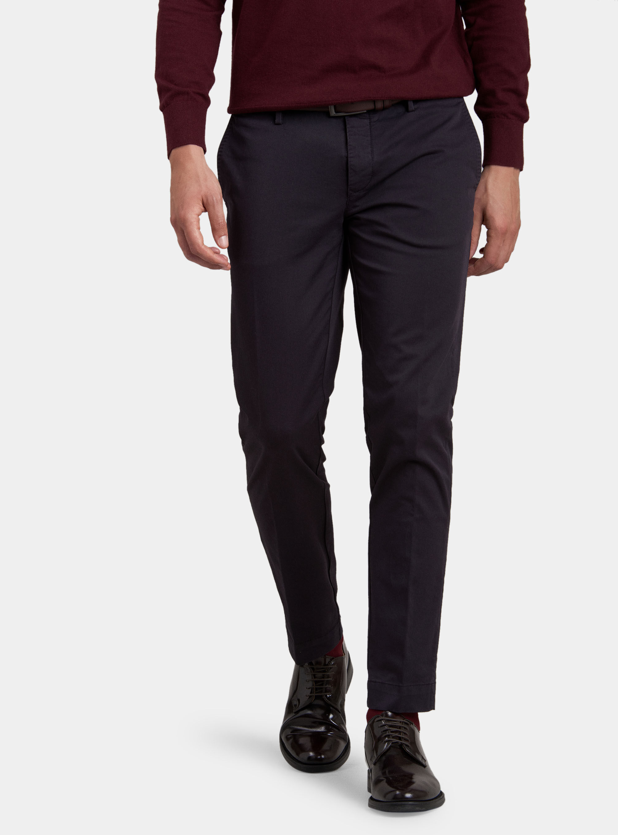 Apollo Chino - Rust Cotton Twill Stretch 410