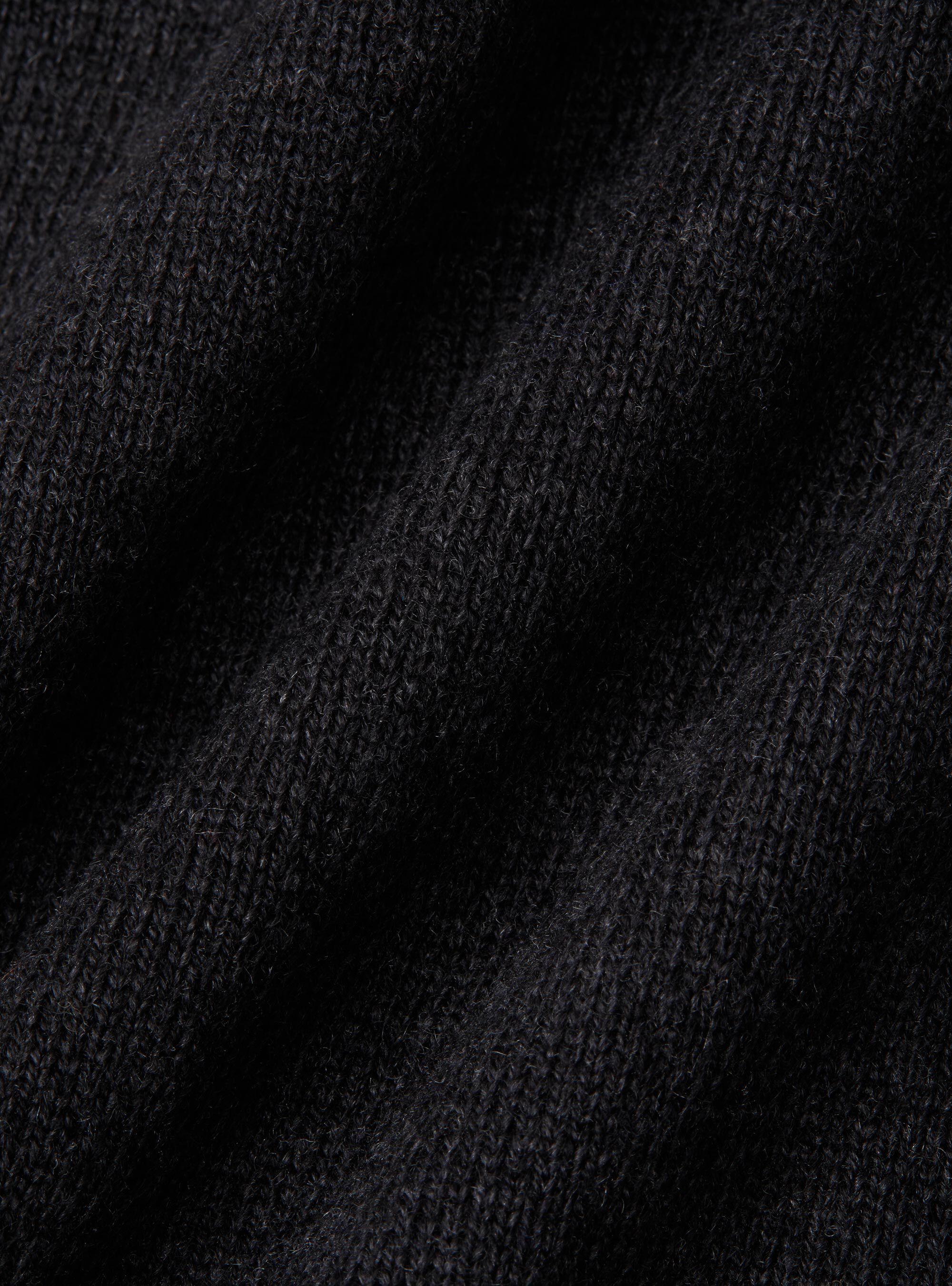 Knitted wool-blend buttoned vest, ASPHALT GREY