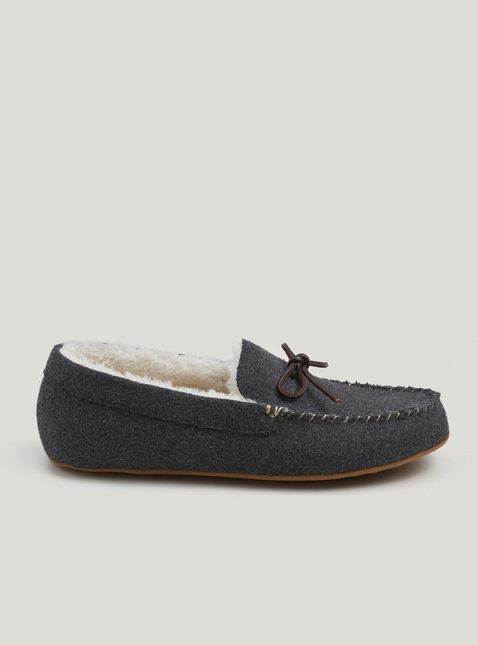 Plain flannel slippers Gutteridge Men s Slippers