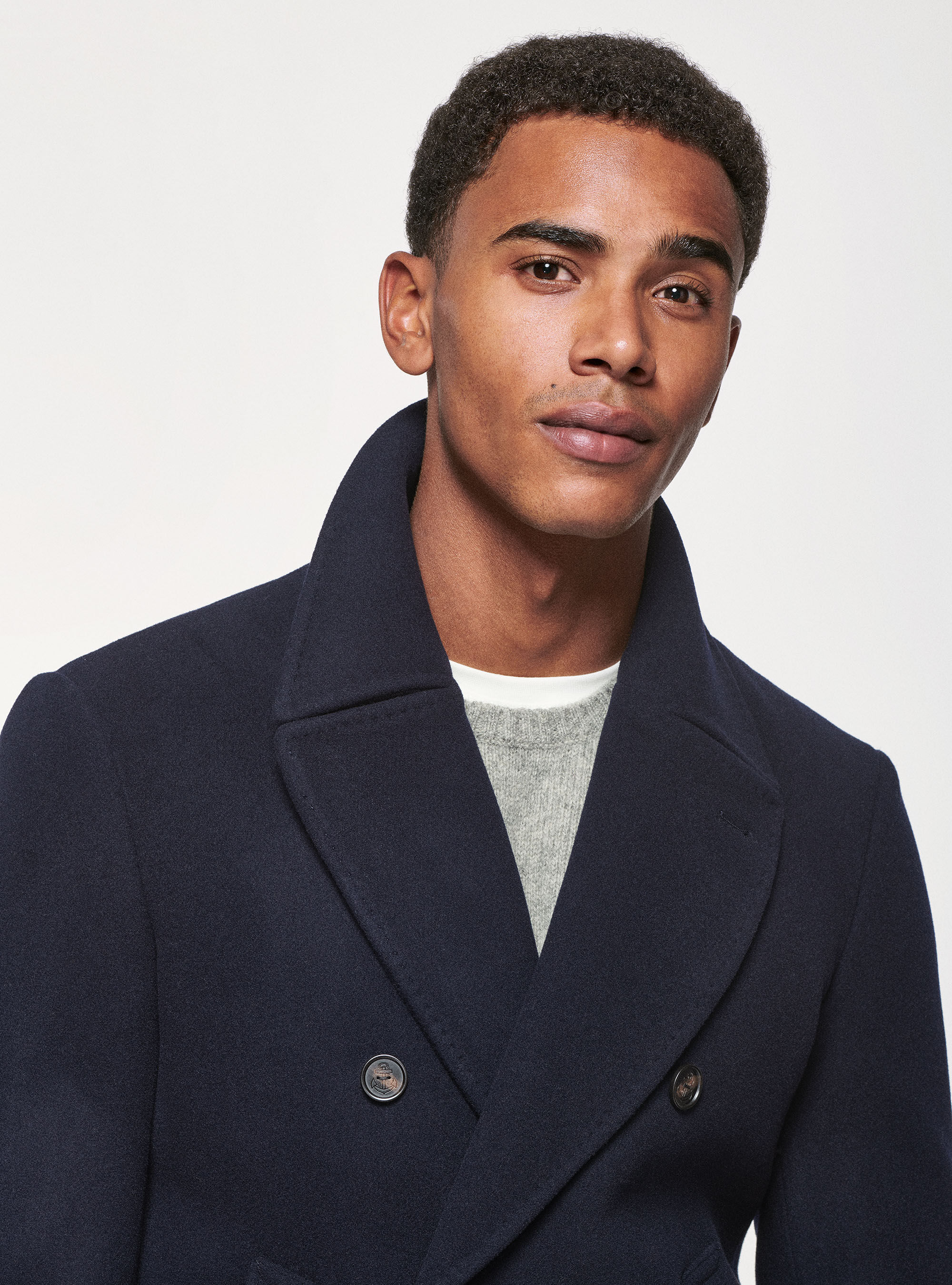 Peacoat in lambswool