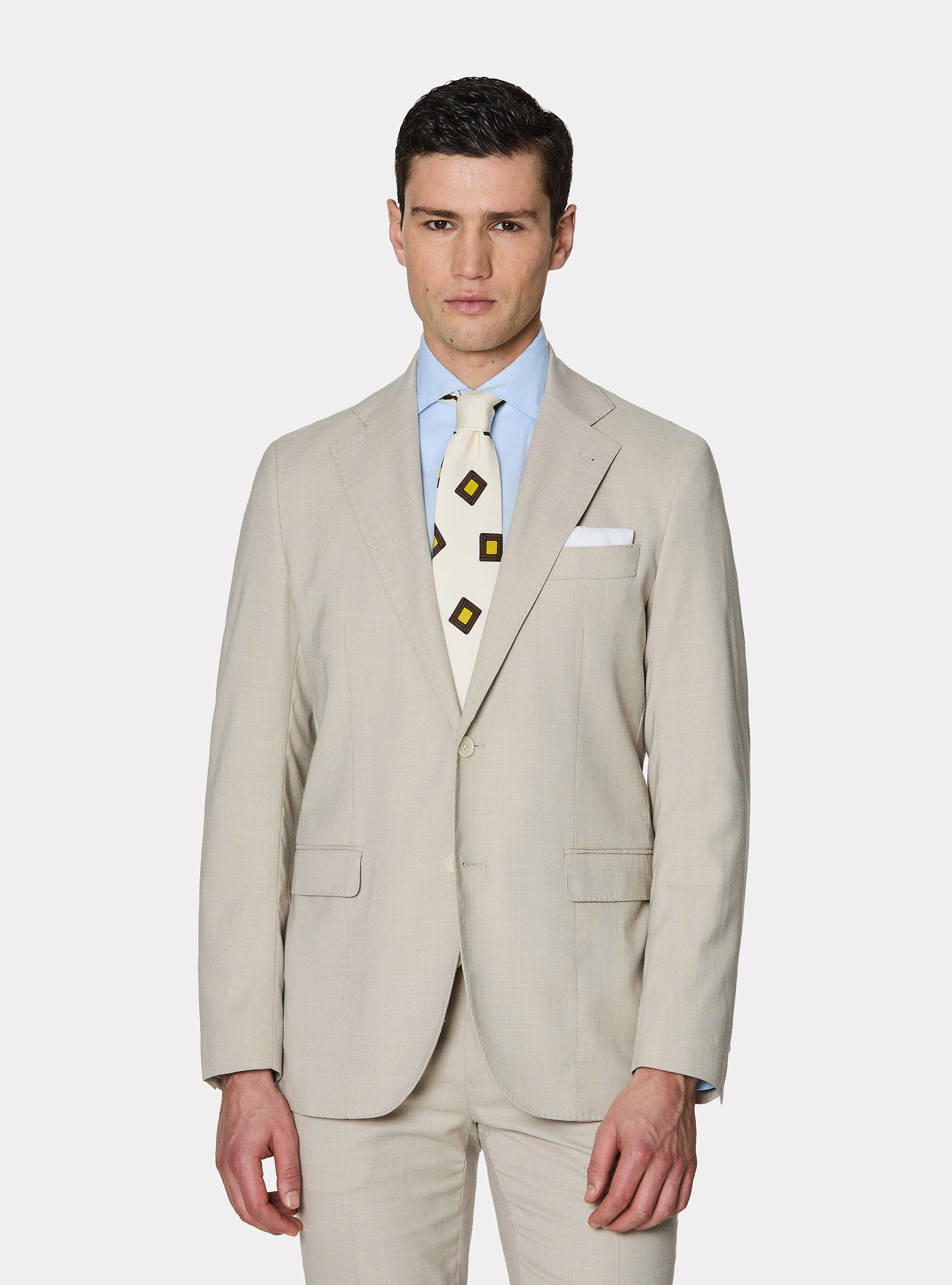 Giacca abito in tessuto fiammato