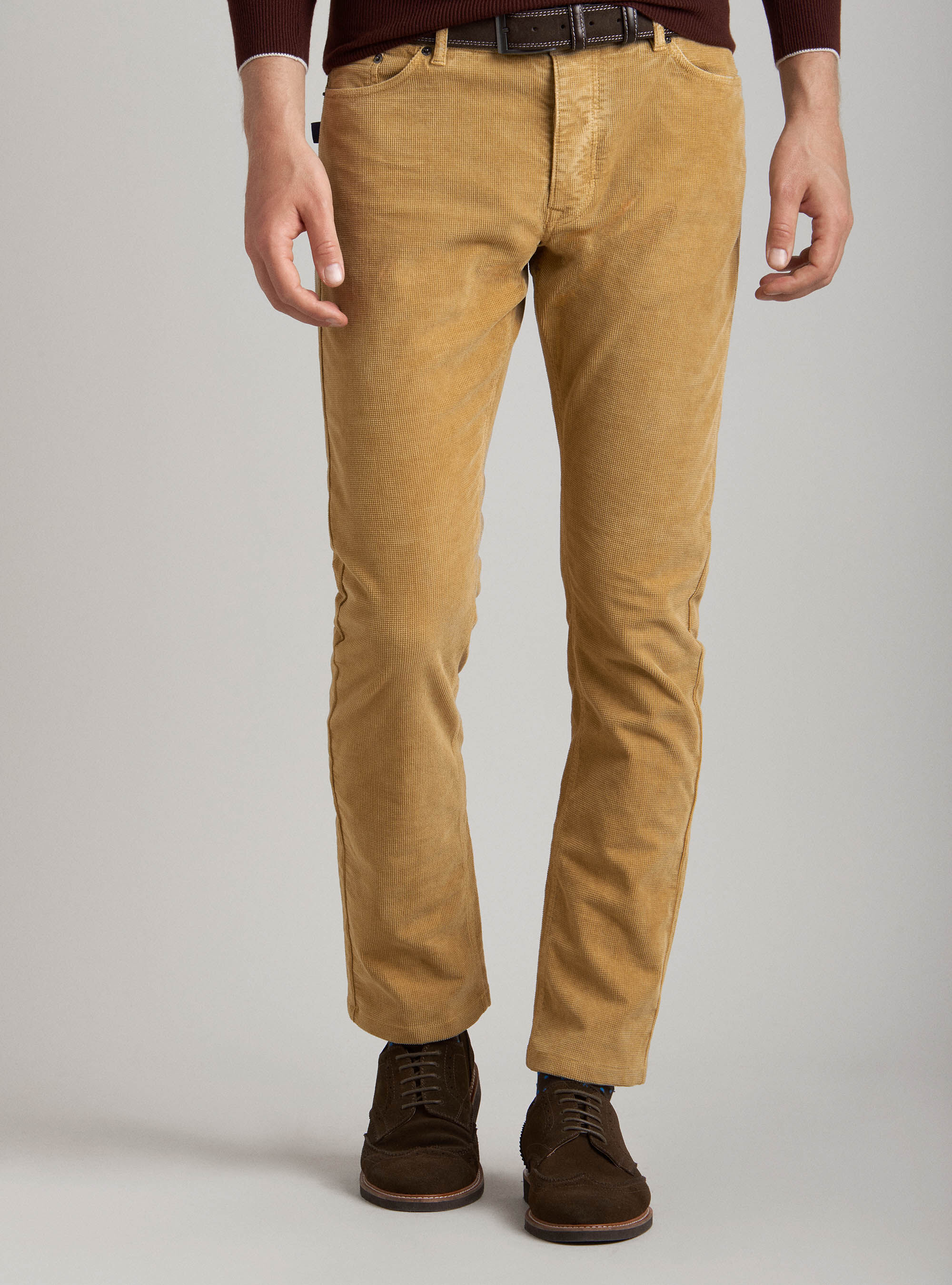 Men's velvet hot sale jeans