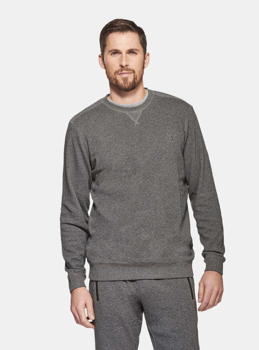 SWEATSHIRTS, ASPHALT GREY