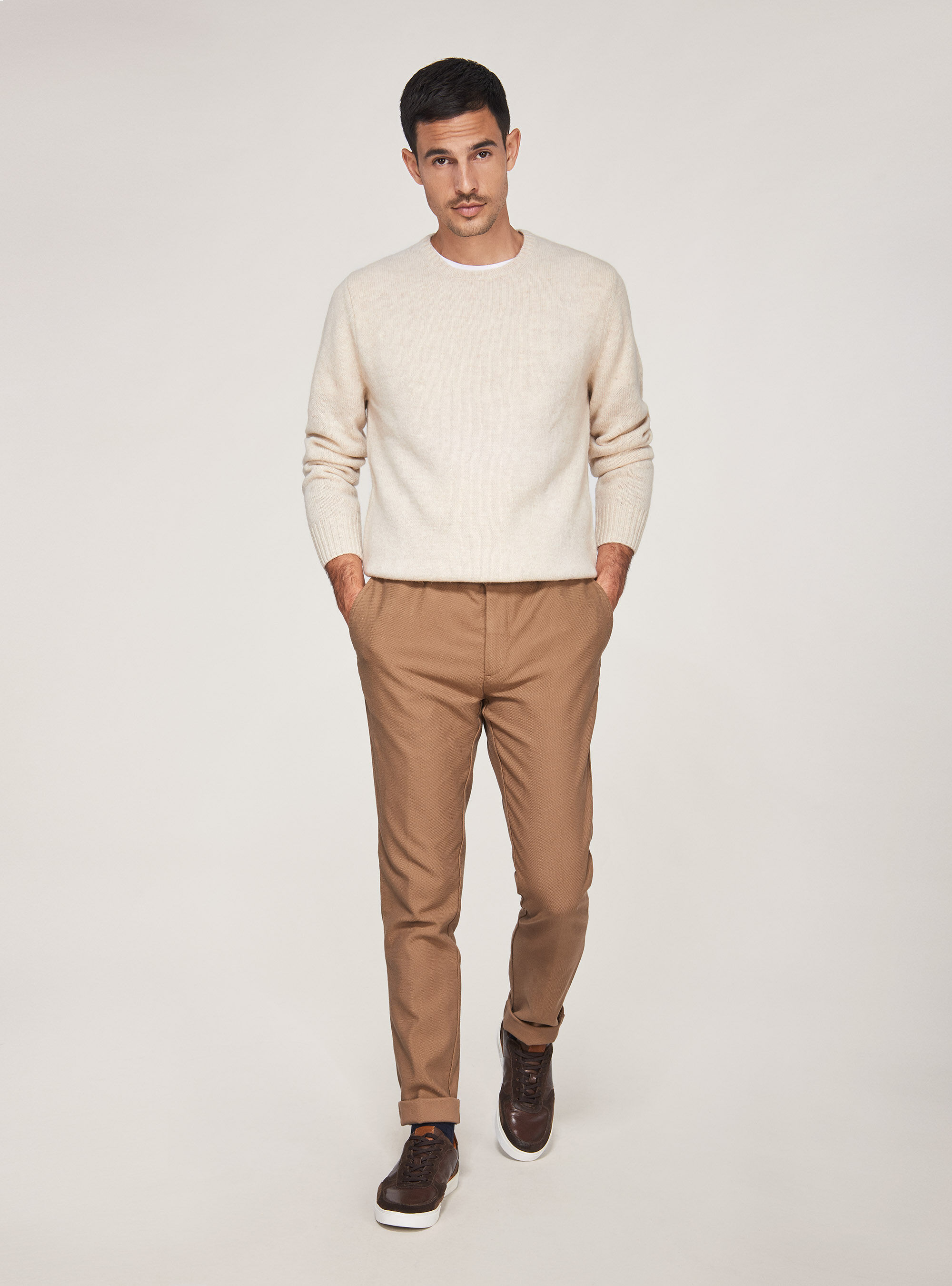 Pantalones chinos de algodón