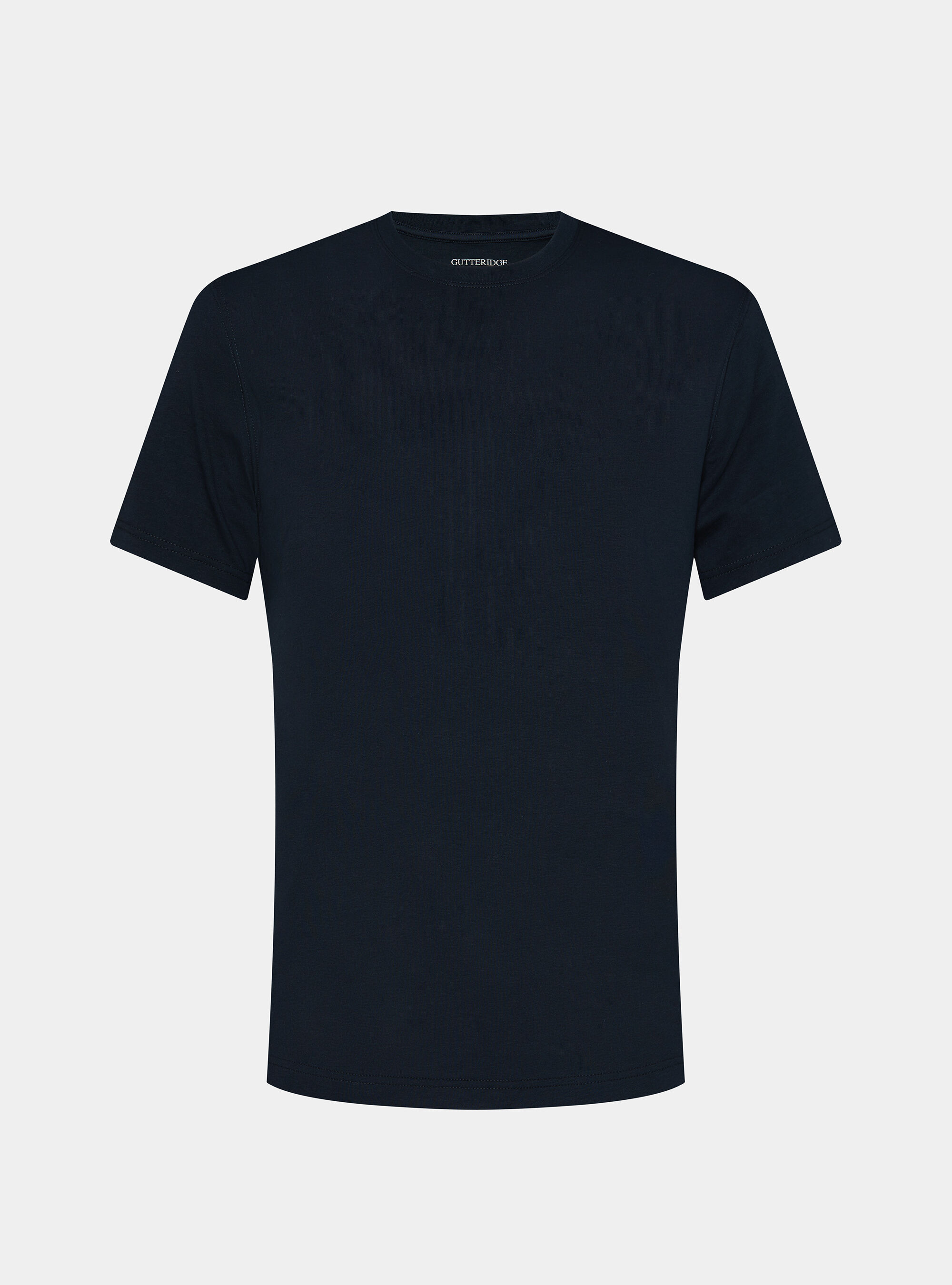 T-shirt mezza manica in cotone Supima, BLU NAVY