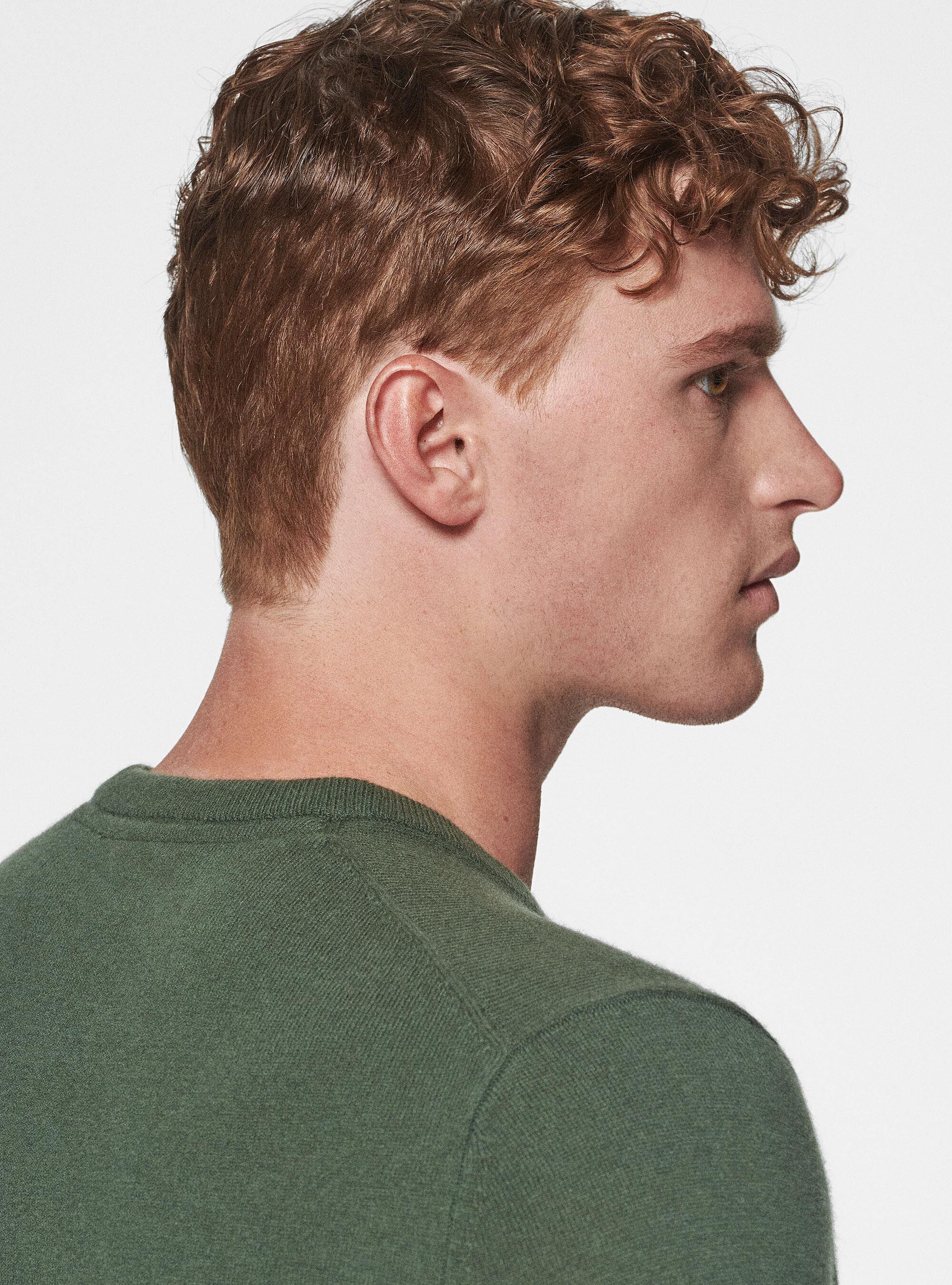 Cashmere blend crew-neck sweater, MILITARE 0609C