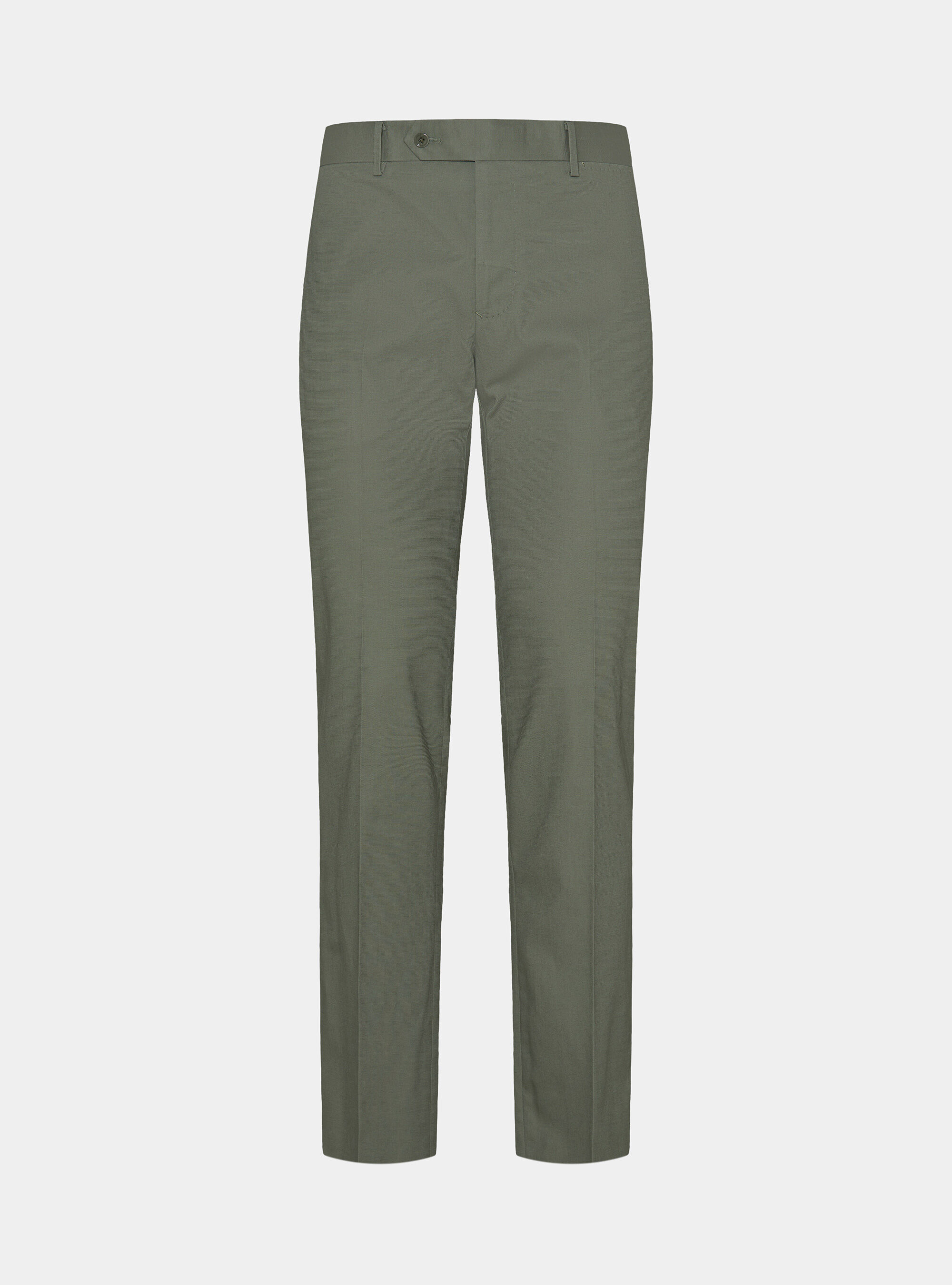 Pantaloni abito in cotone, SALVIA 0602C