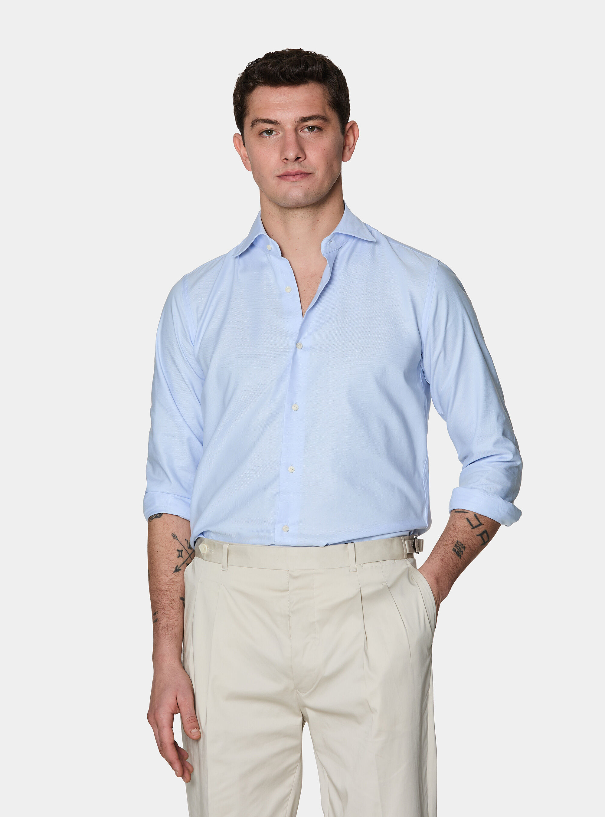 Camicia in cotone oxford