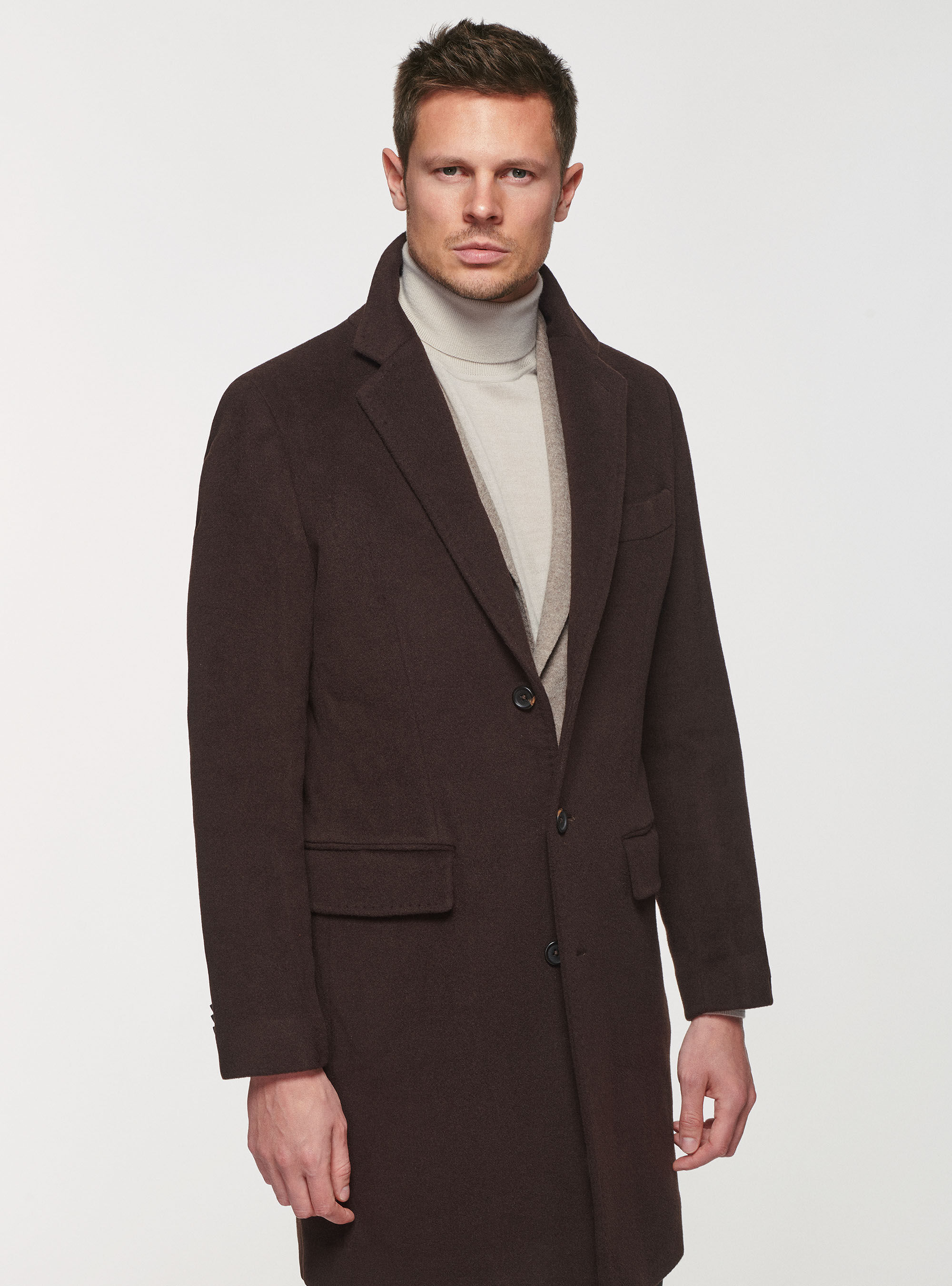 Wool and cashmere coat mens 2025