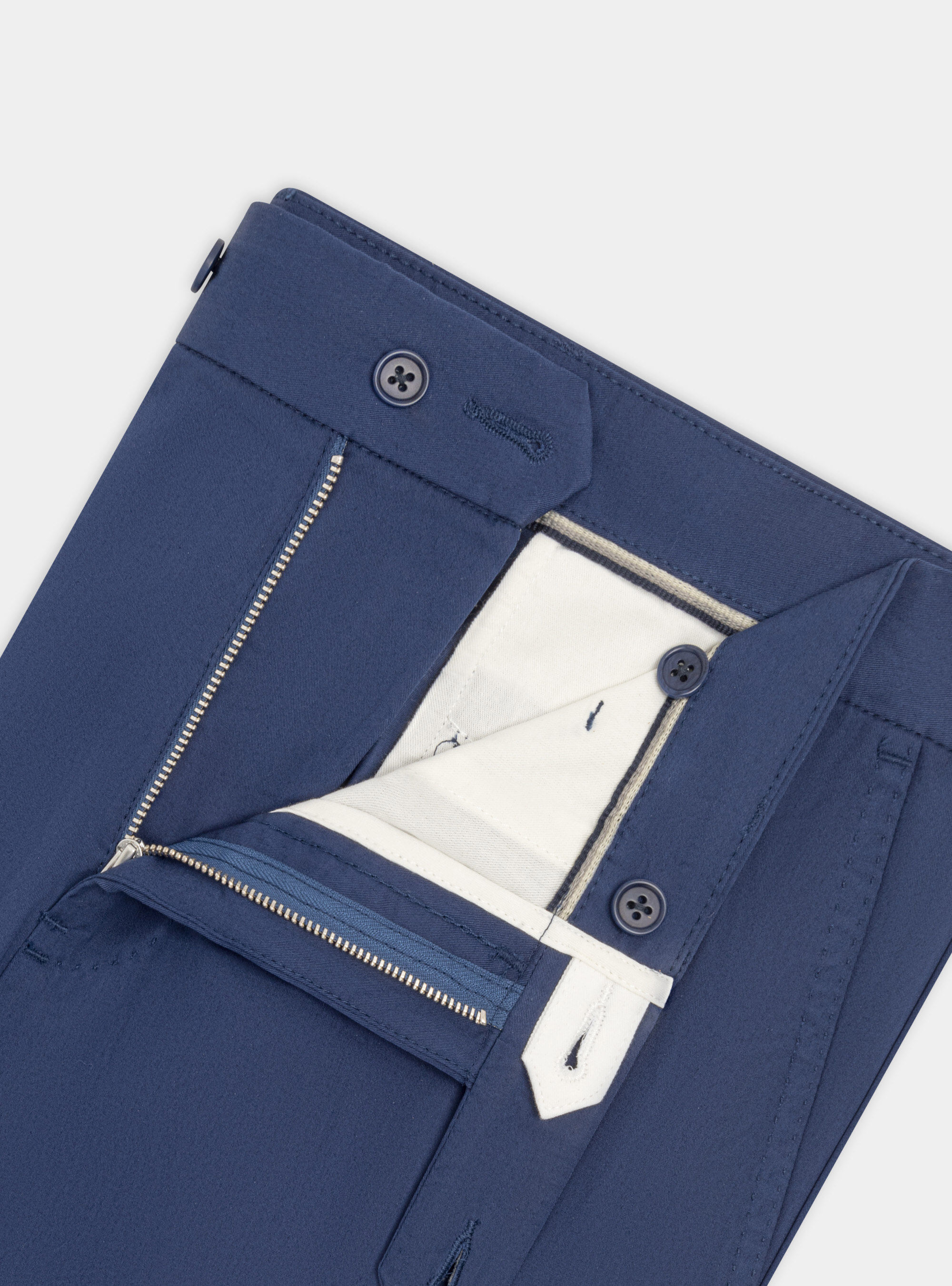 Lightweight twill shorts, BLUE