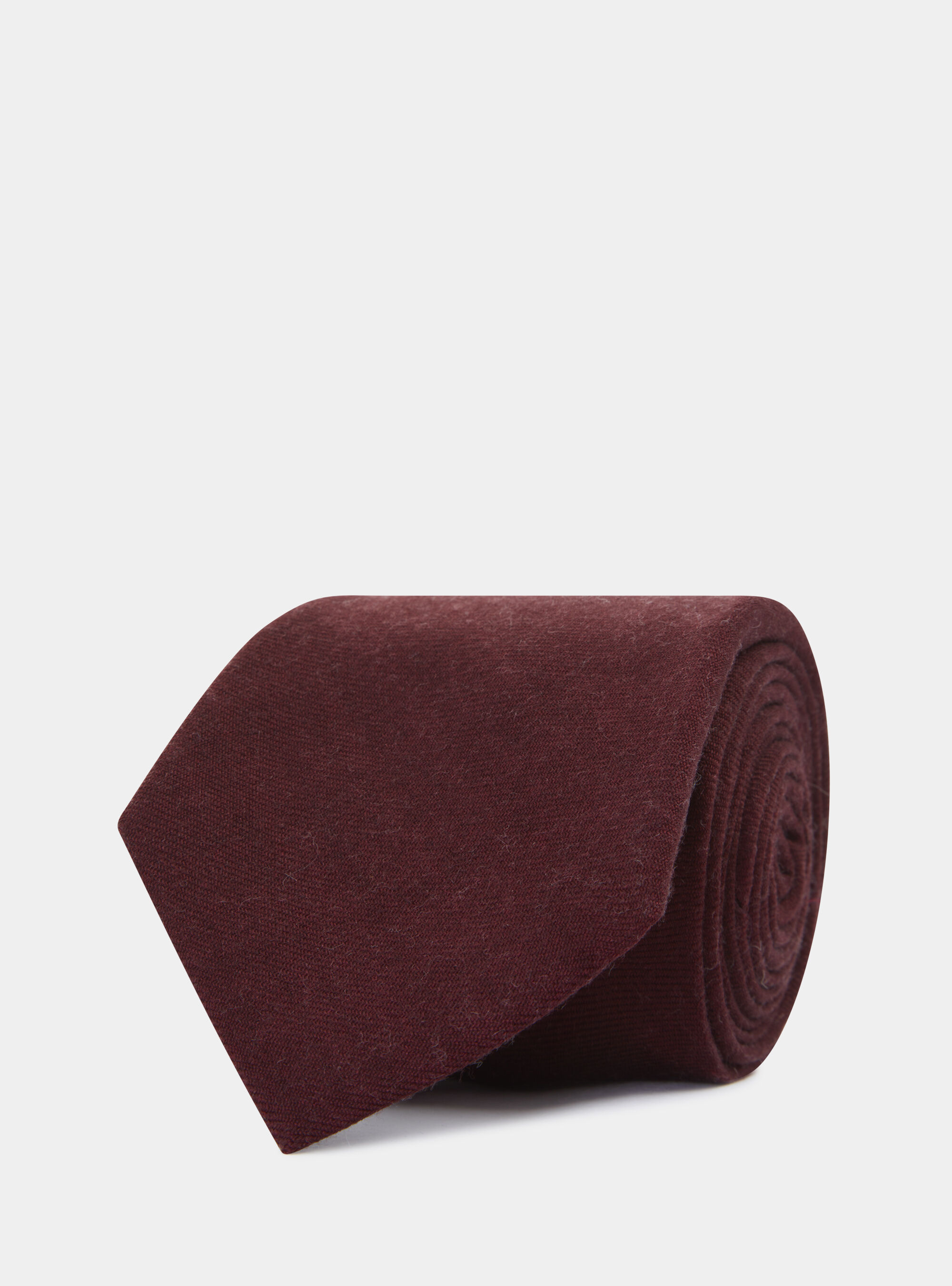 Wool tie, BORDEAUX