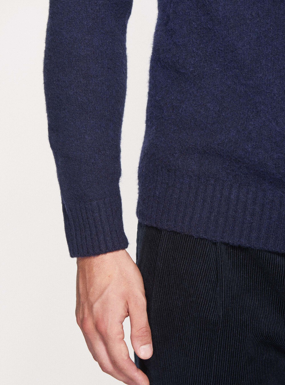 Maglione Misto Lana Agnello Maglione Uomo Lyle Scott In Misto