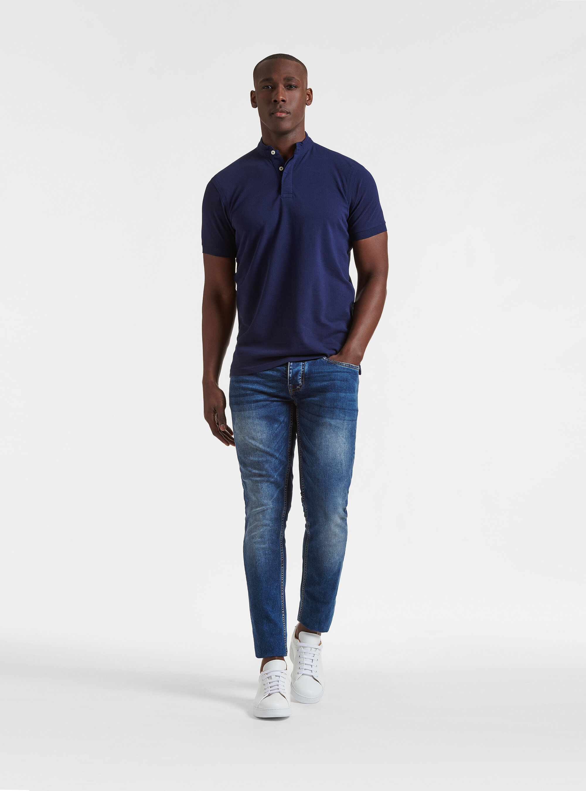 Polo coreana in piquet