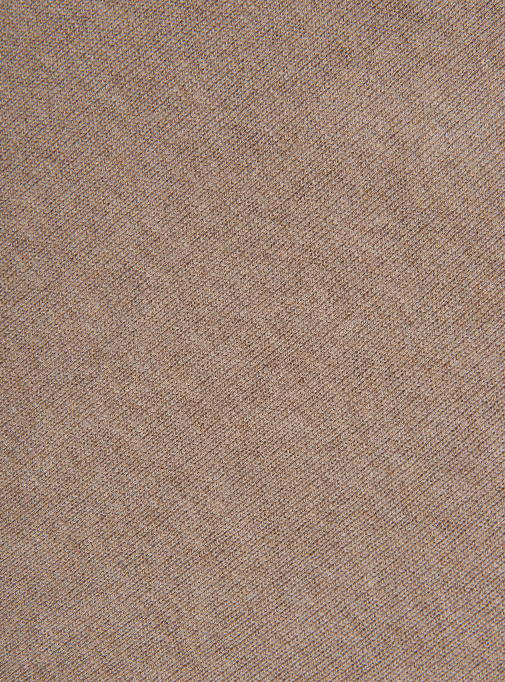 Gilet doppiopetto in cotone seta e cashmere, ECRU