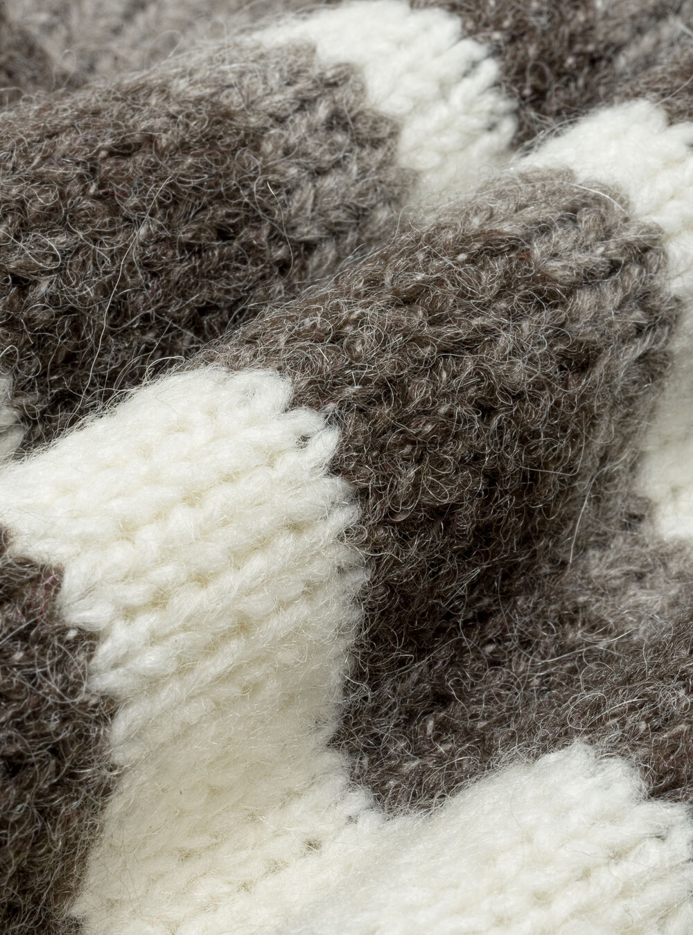 Jersey de rayas en mezcla de lana y alpaca