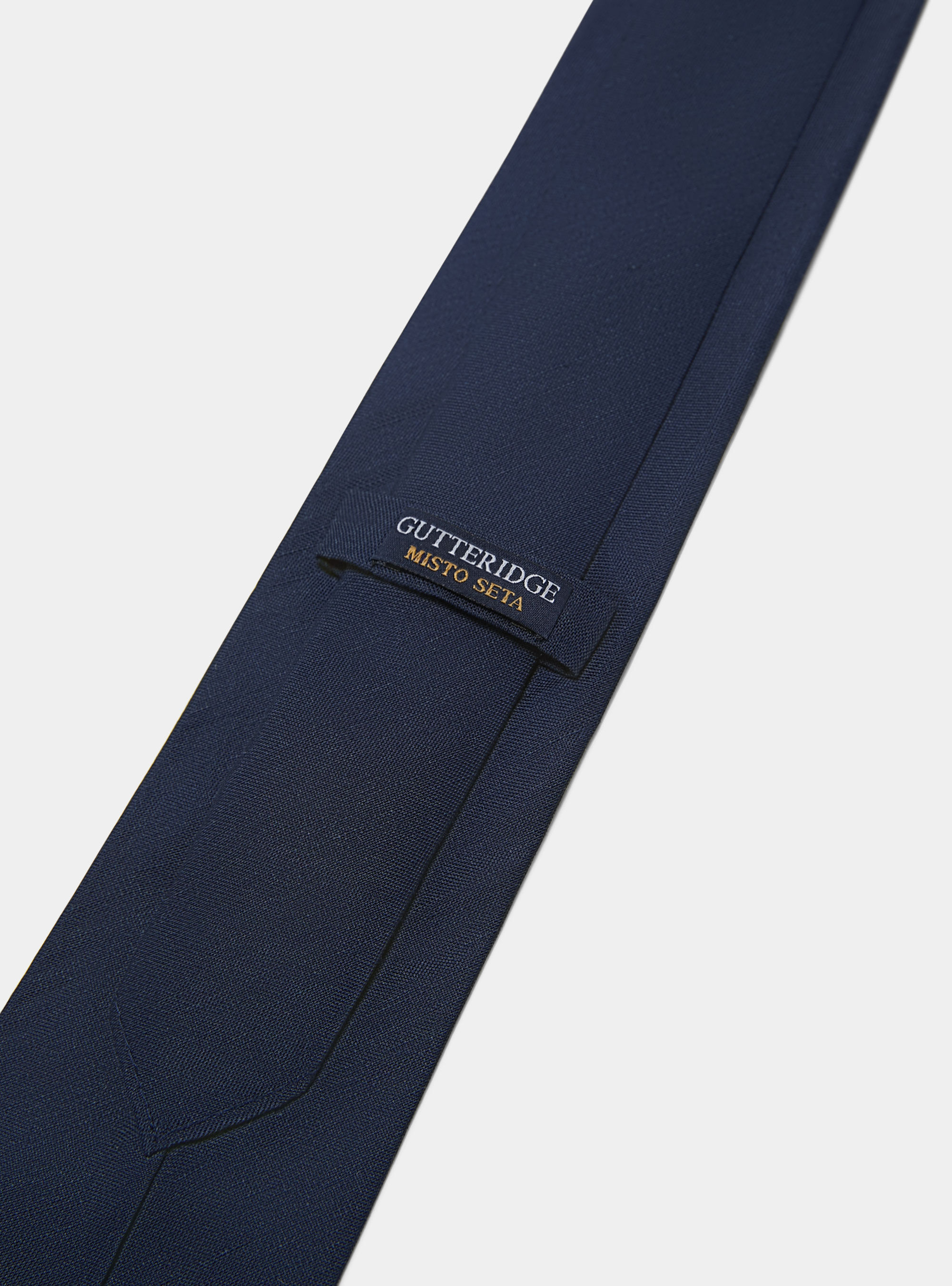 Silk and linen tie