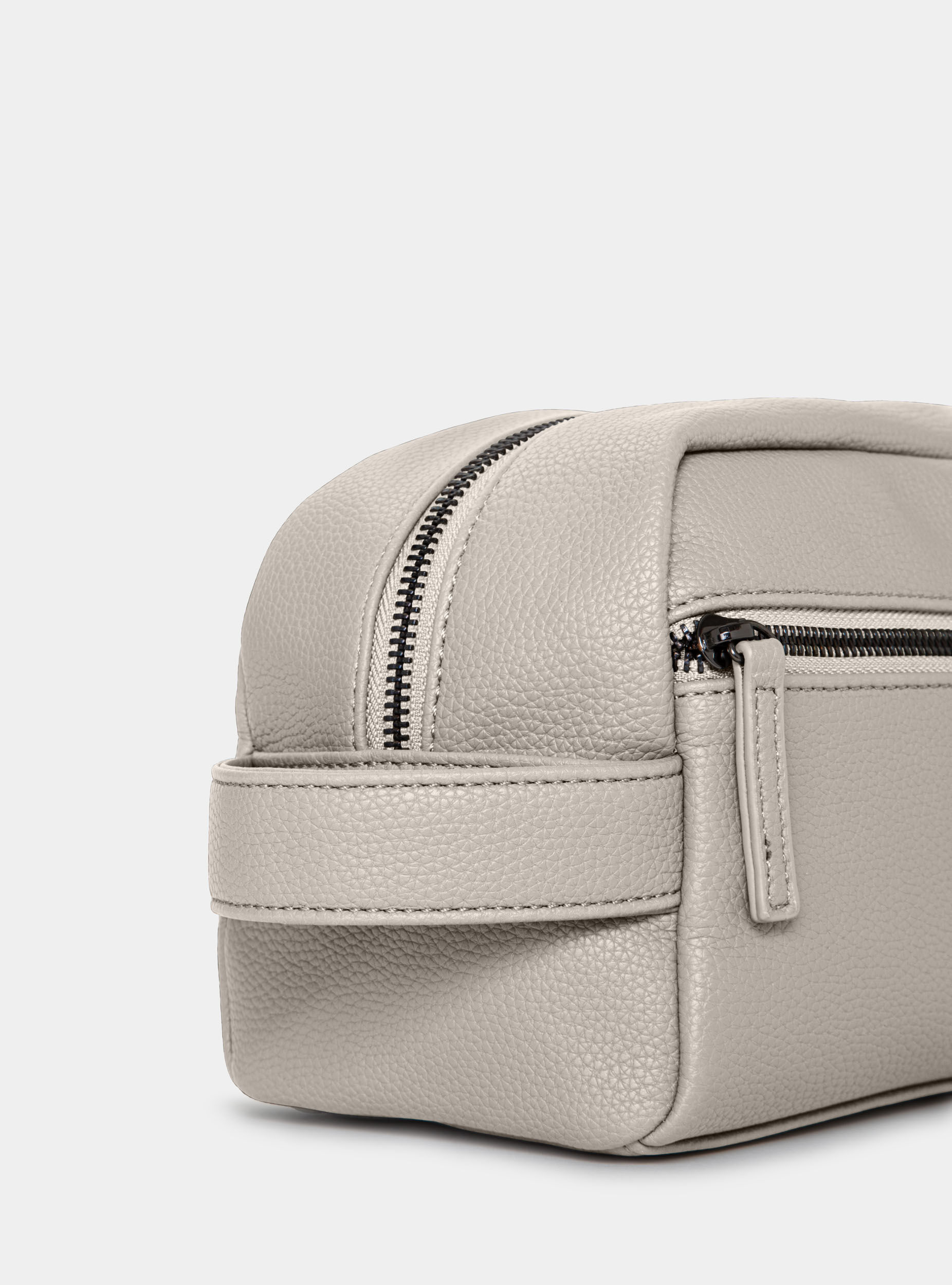 Necessaire with zip, GRIGIO CHIARO 0256C