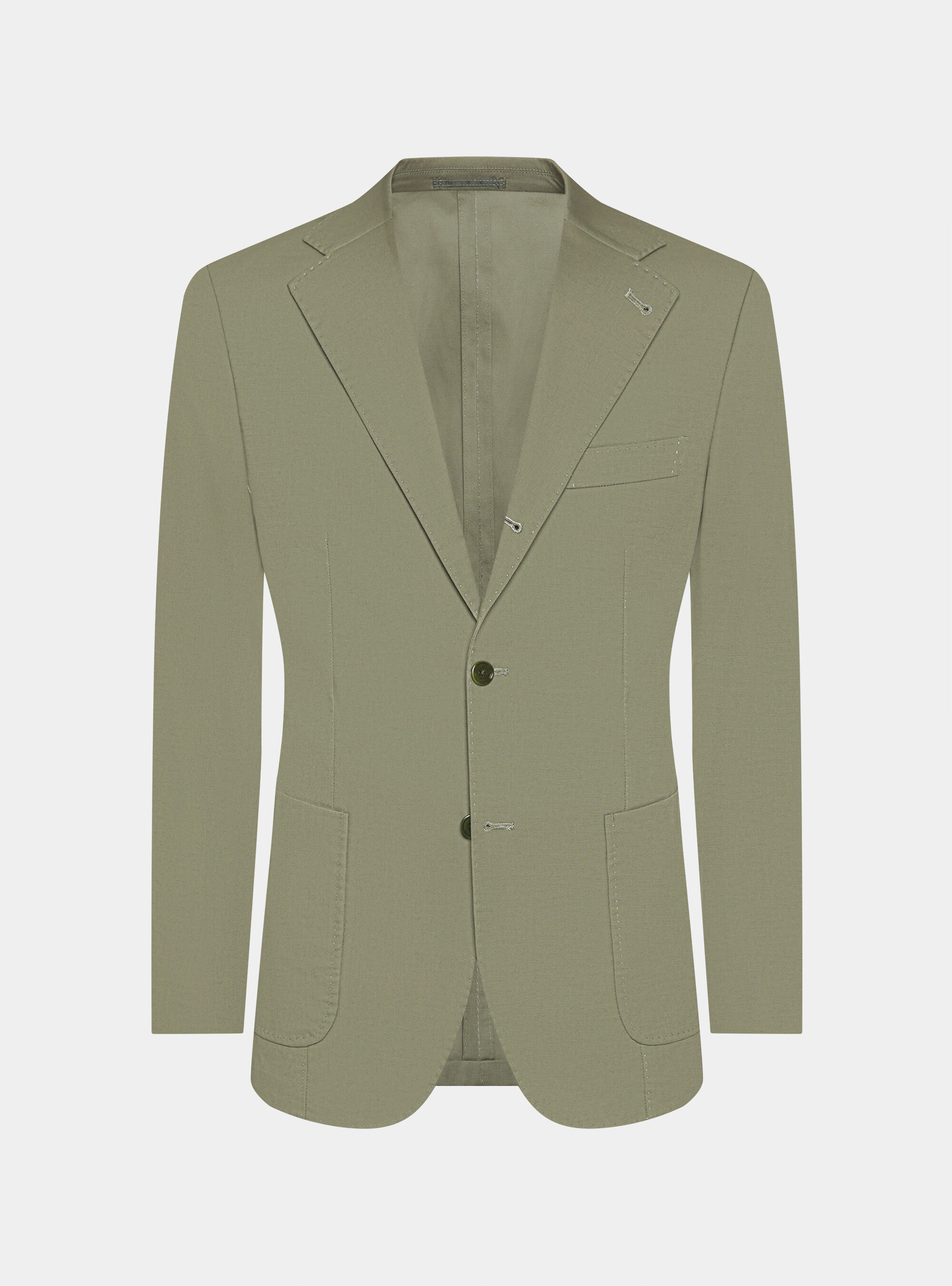Giacca abito in cotone armaturato, SALVIA 0602C