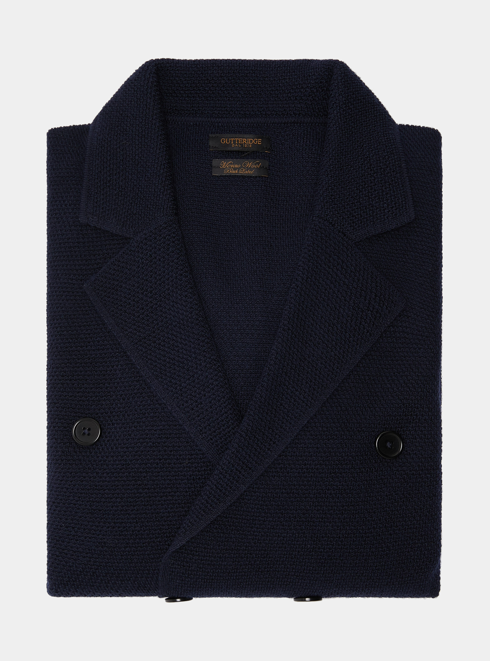 日本限定 Double-breasted knitted Gutteridge | wool pure in blazer トップス