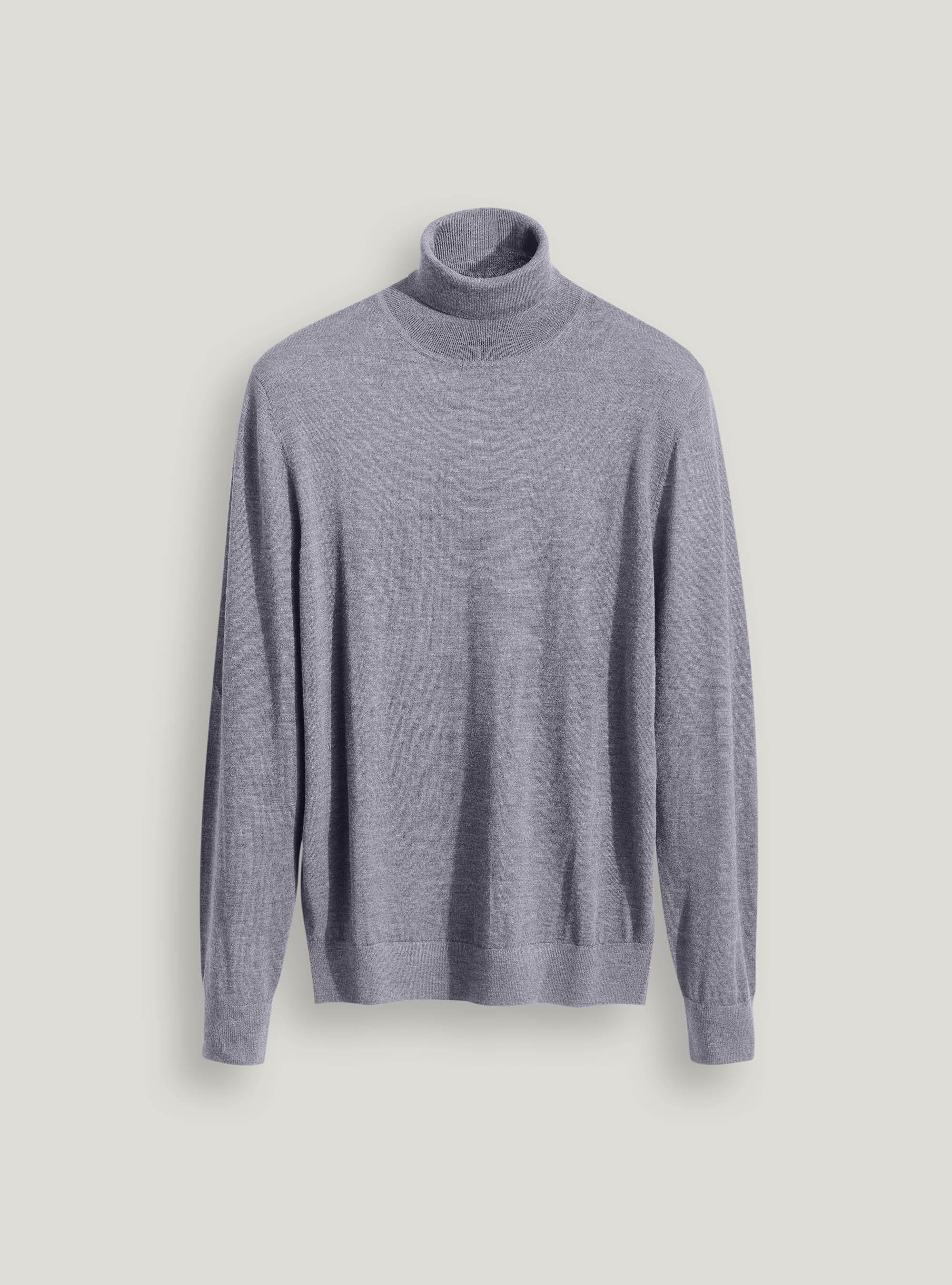 light grey turtleneck sweater