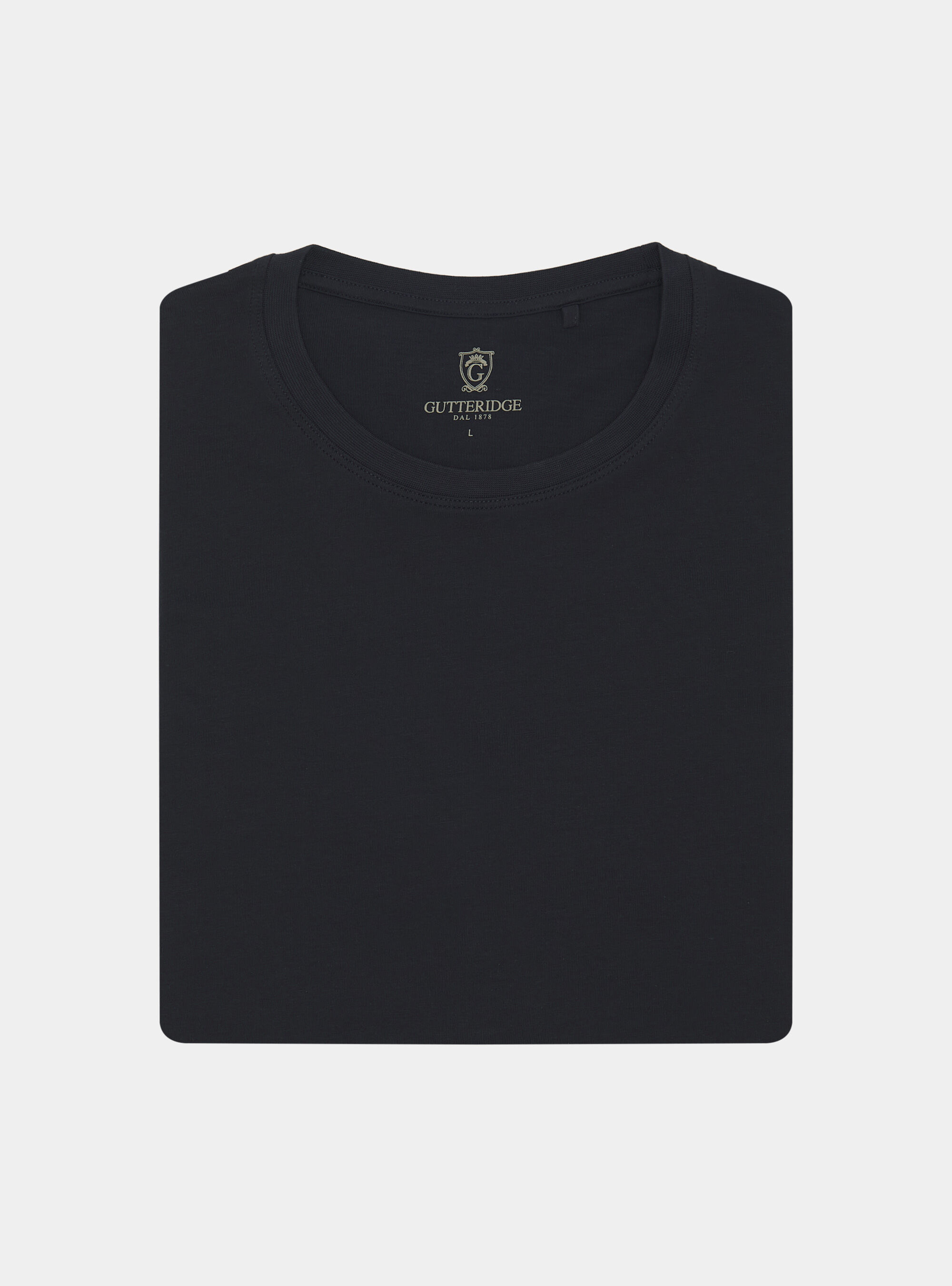 Half-sleeve T-shirt in Supima cotton, NAVY BLUE