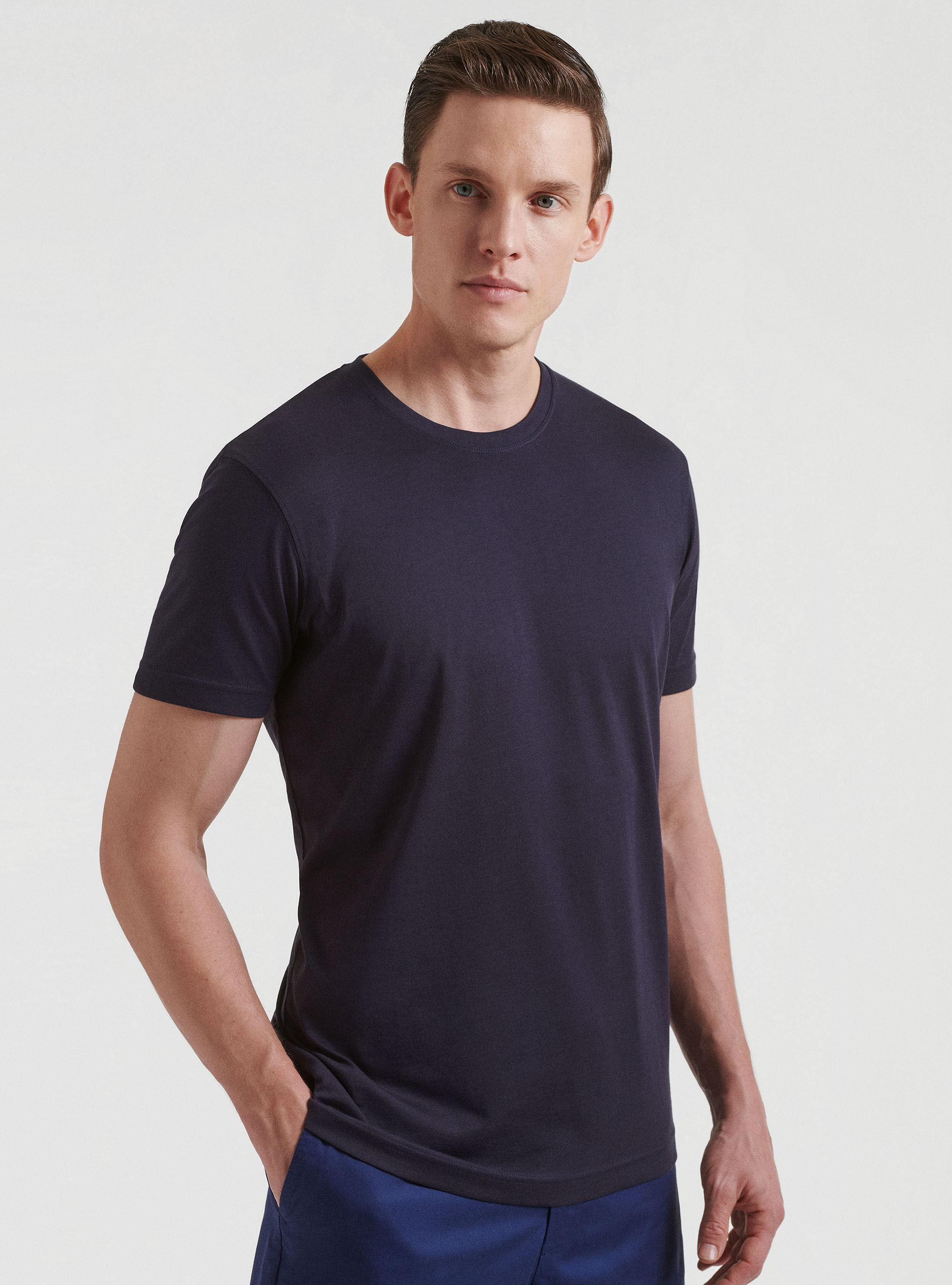 T shirt col hotsell ras du cou homme