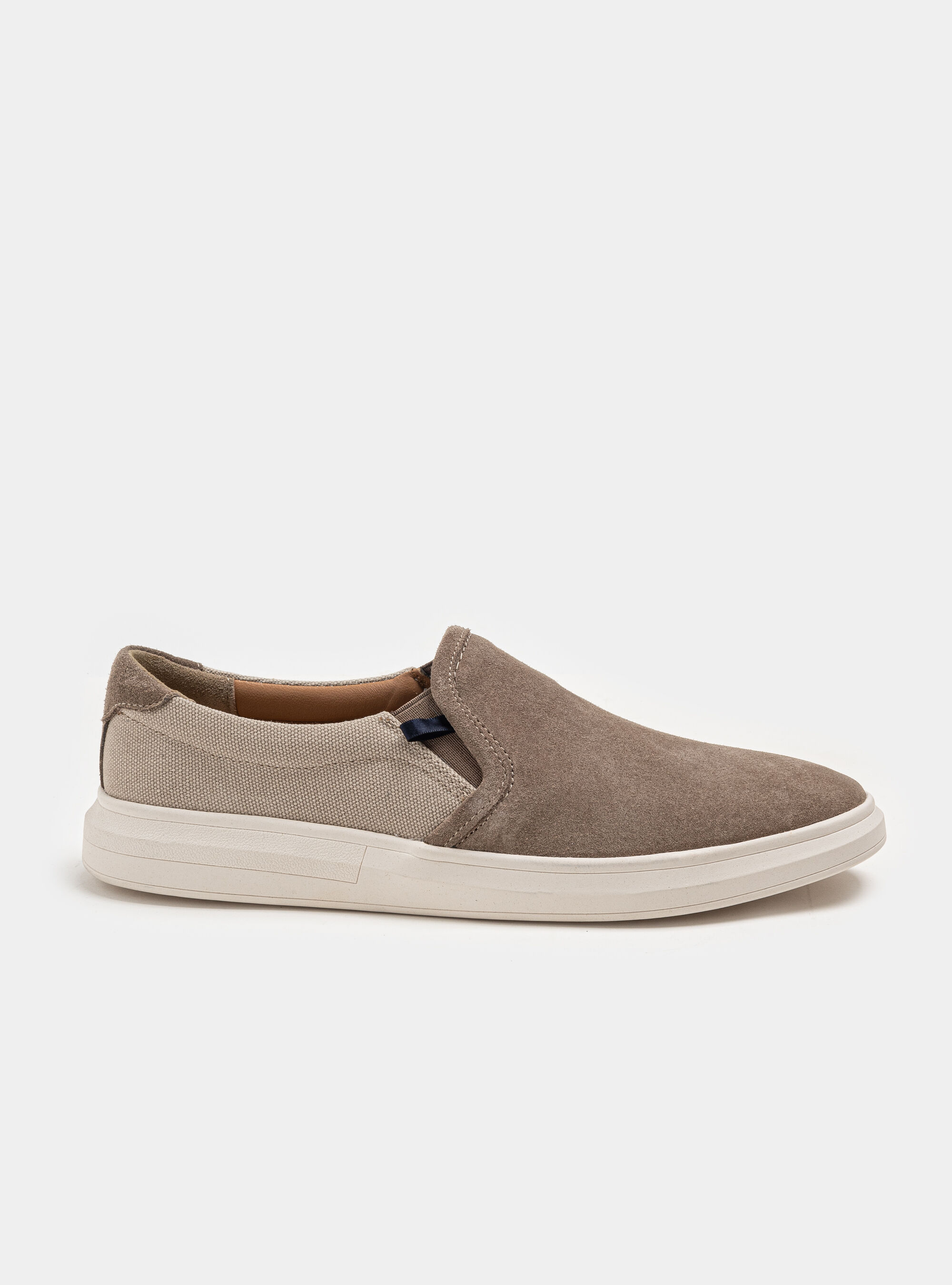 Slip-on en toile et daim