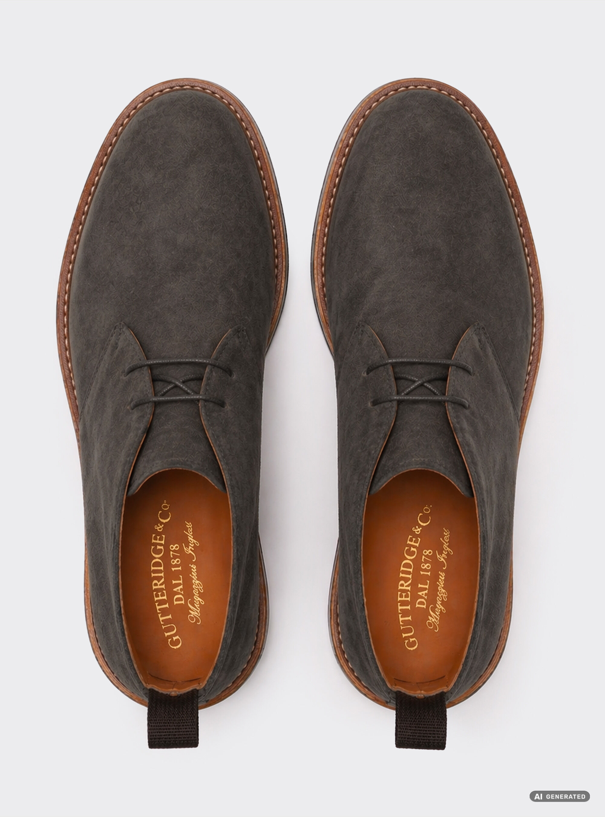 Botas de ante, GRIS MARENGO