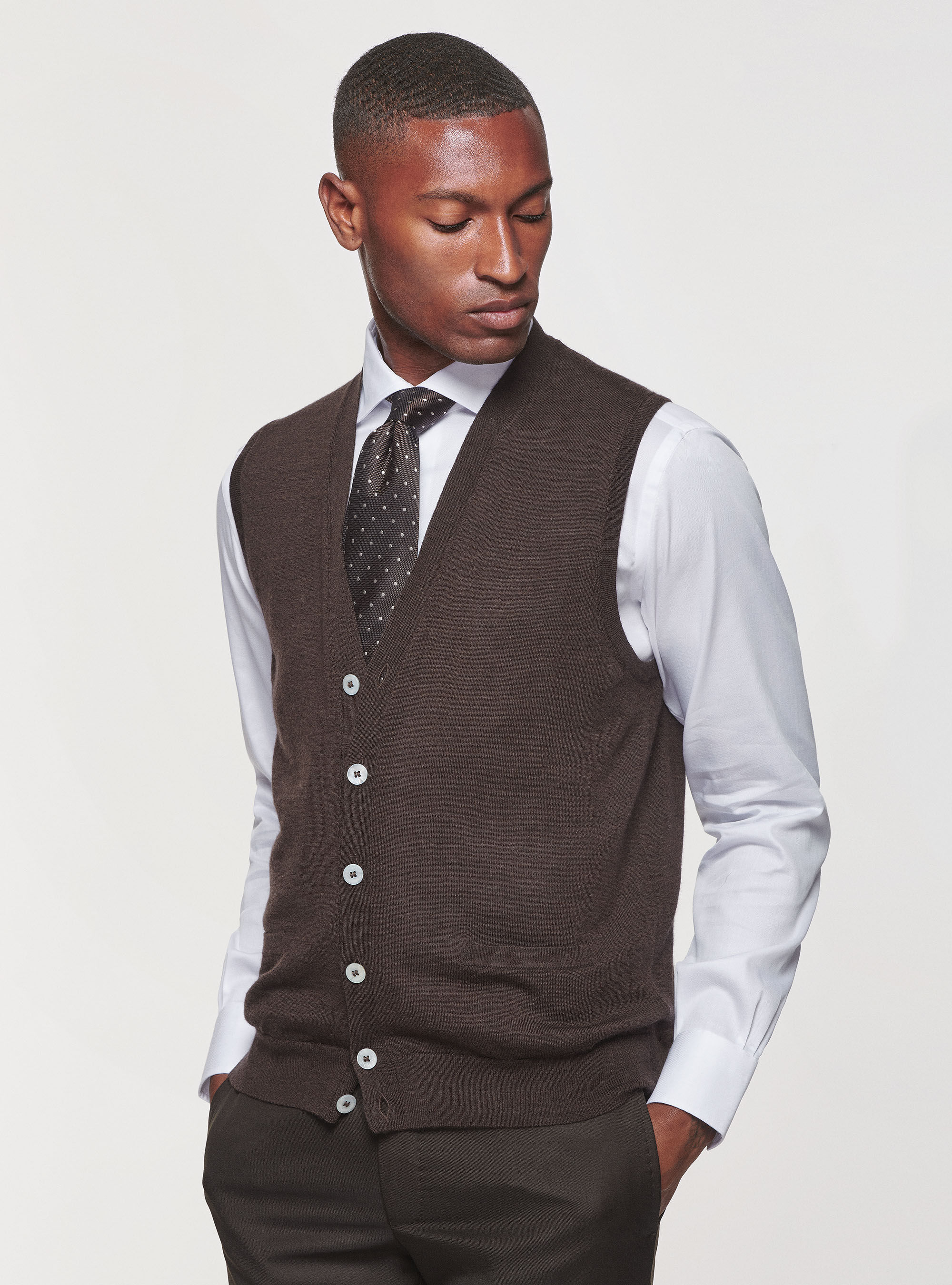 Merino waistcoat new arrivals