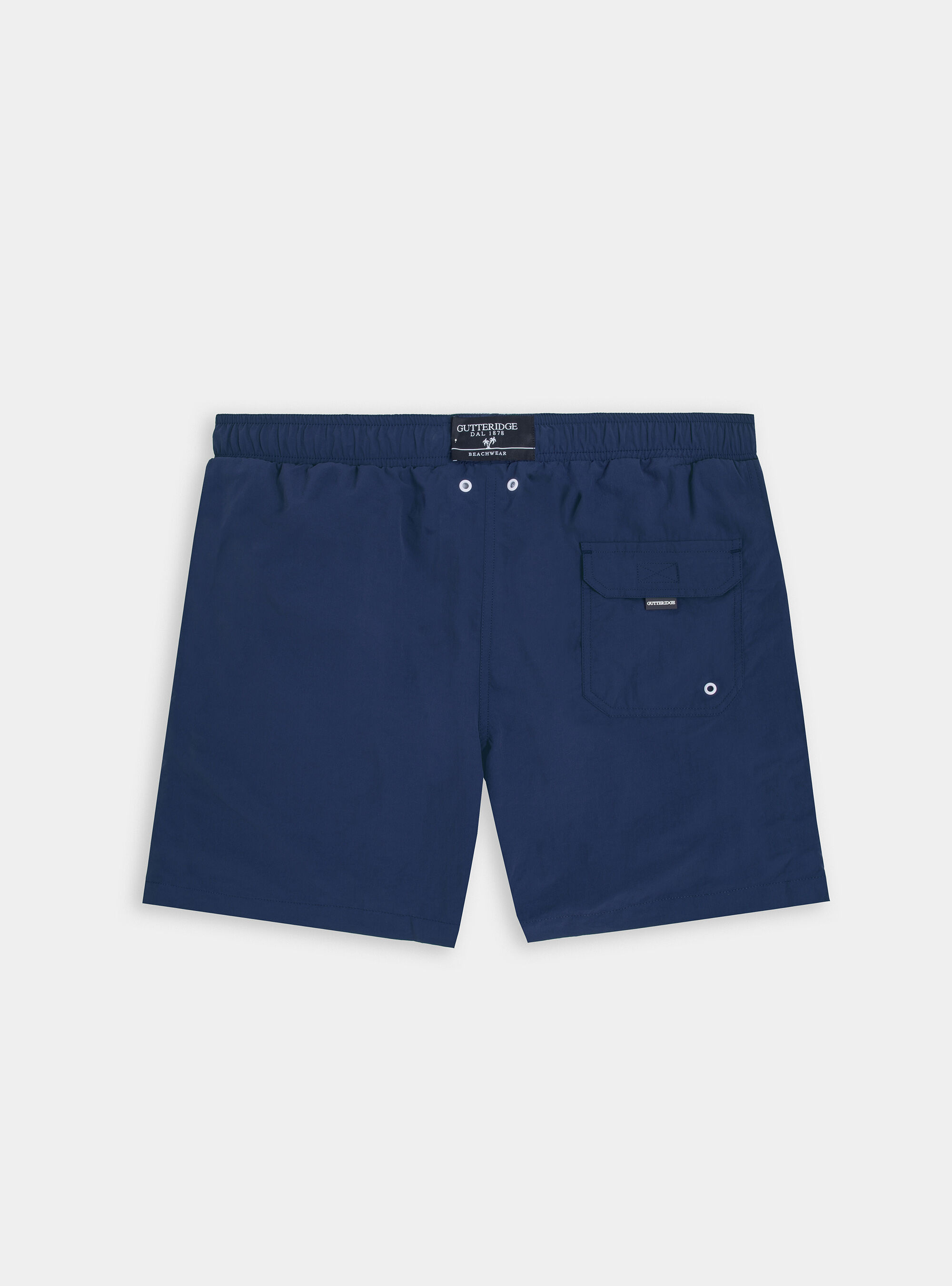 Costume da bagno basico tinta unita, BLU