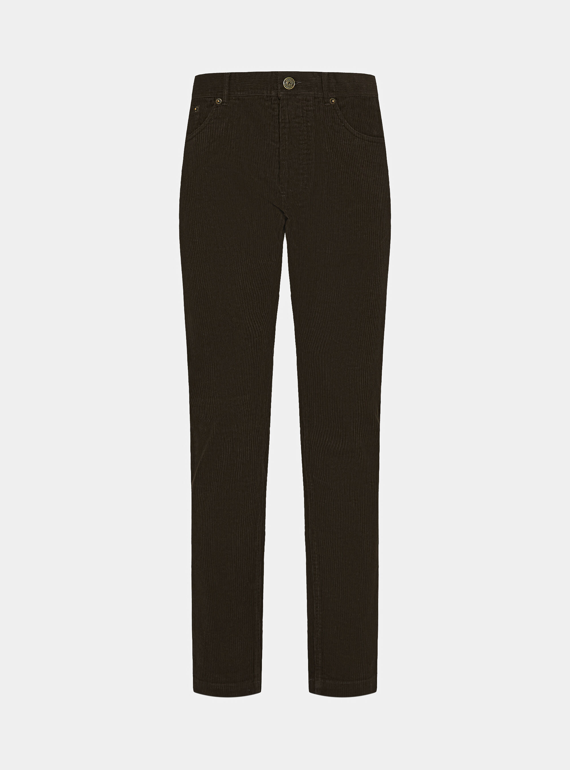 5-pocket corduroy trousers, BROWN