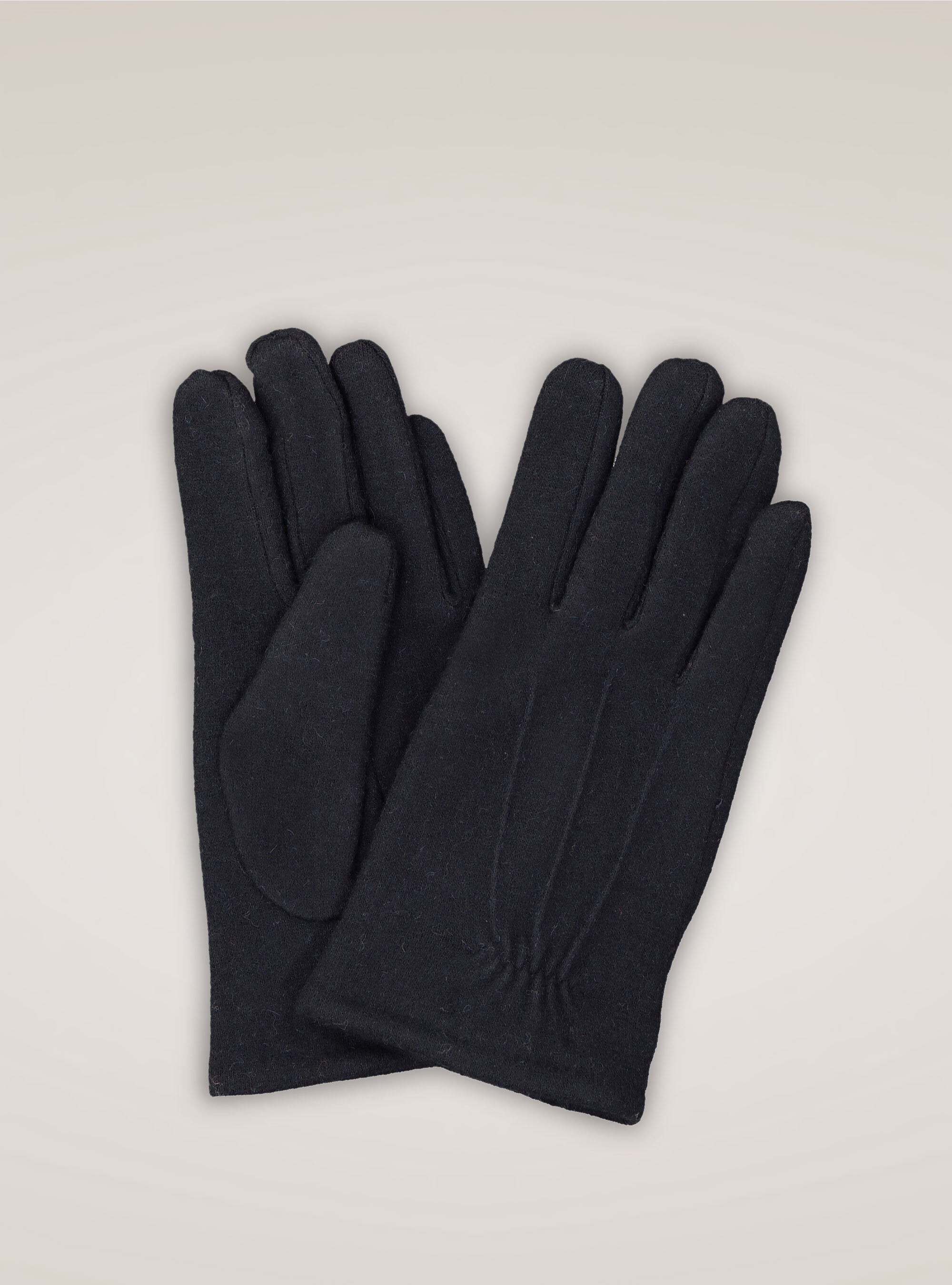 Wool gloves, NAVY BLUE