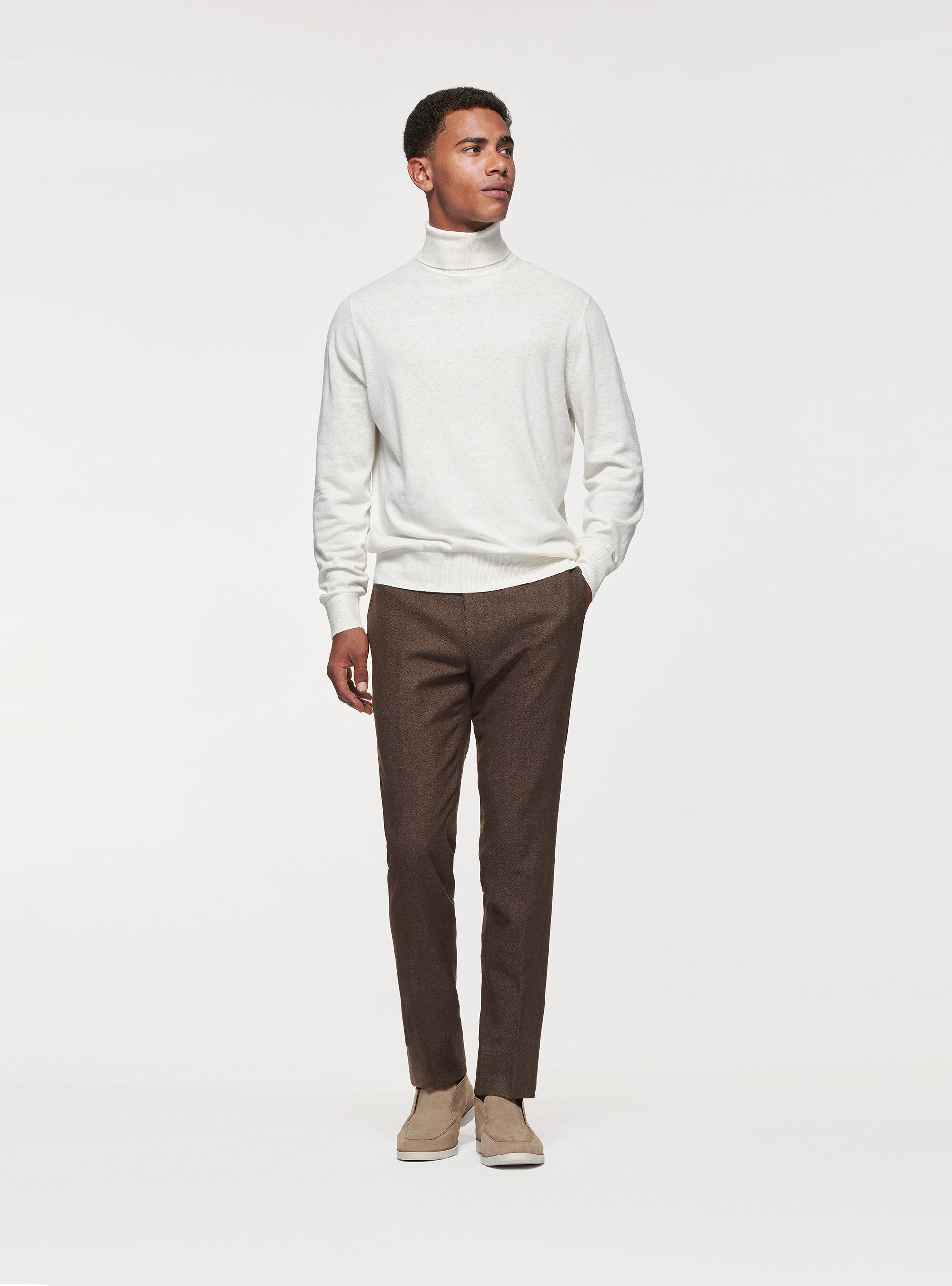 Silk and cashmere cotton turtleneck GutteridgeUS Men s catalog