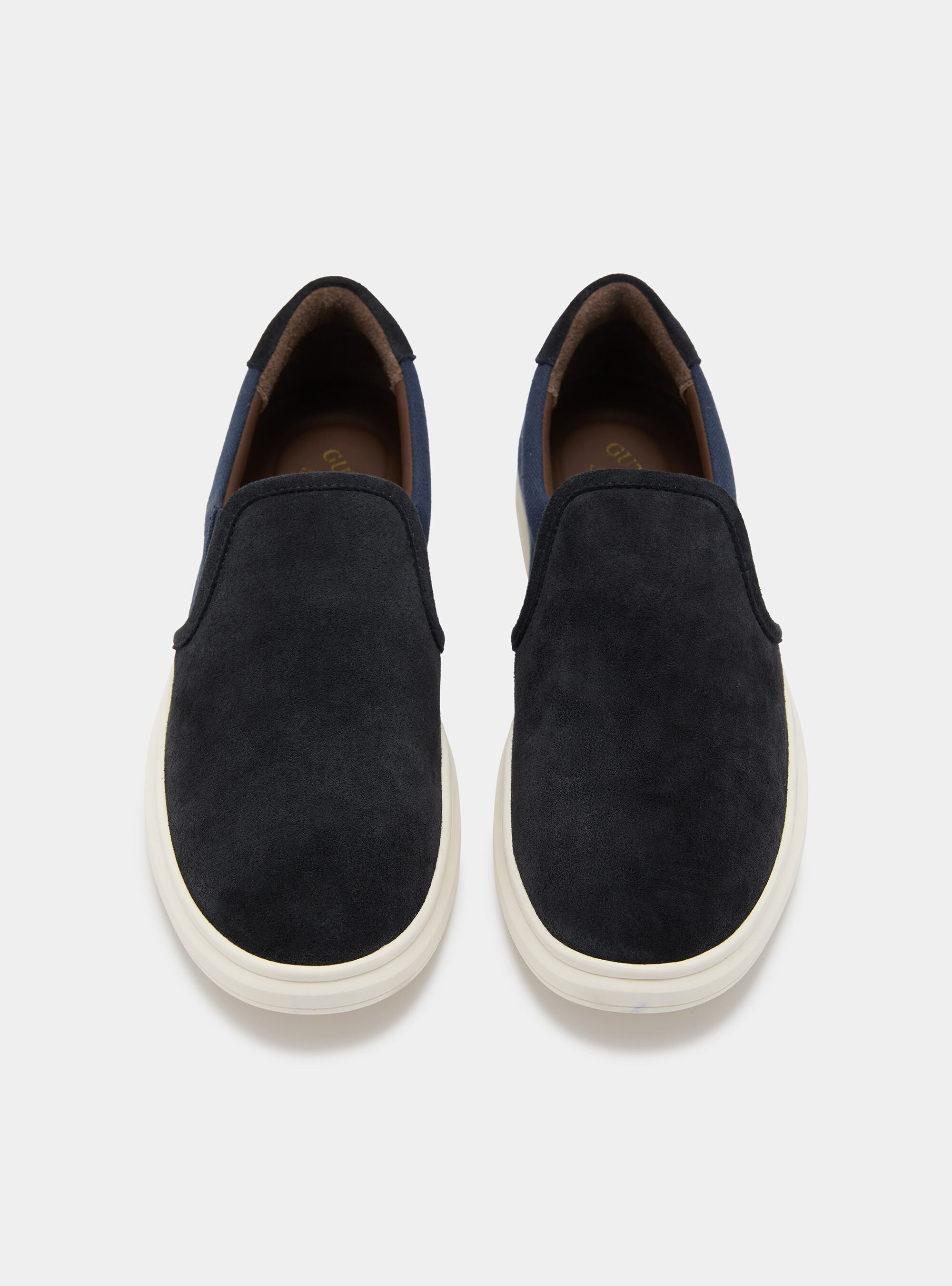 Slip on in suede e canvas