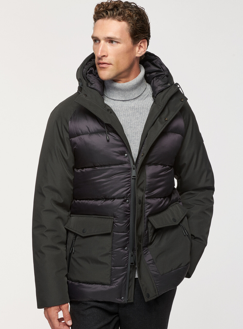 Padded technical jacket | GutteridgeUS | Men's Jackets and Sleeveless