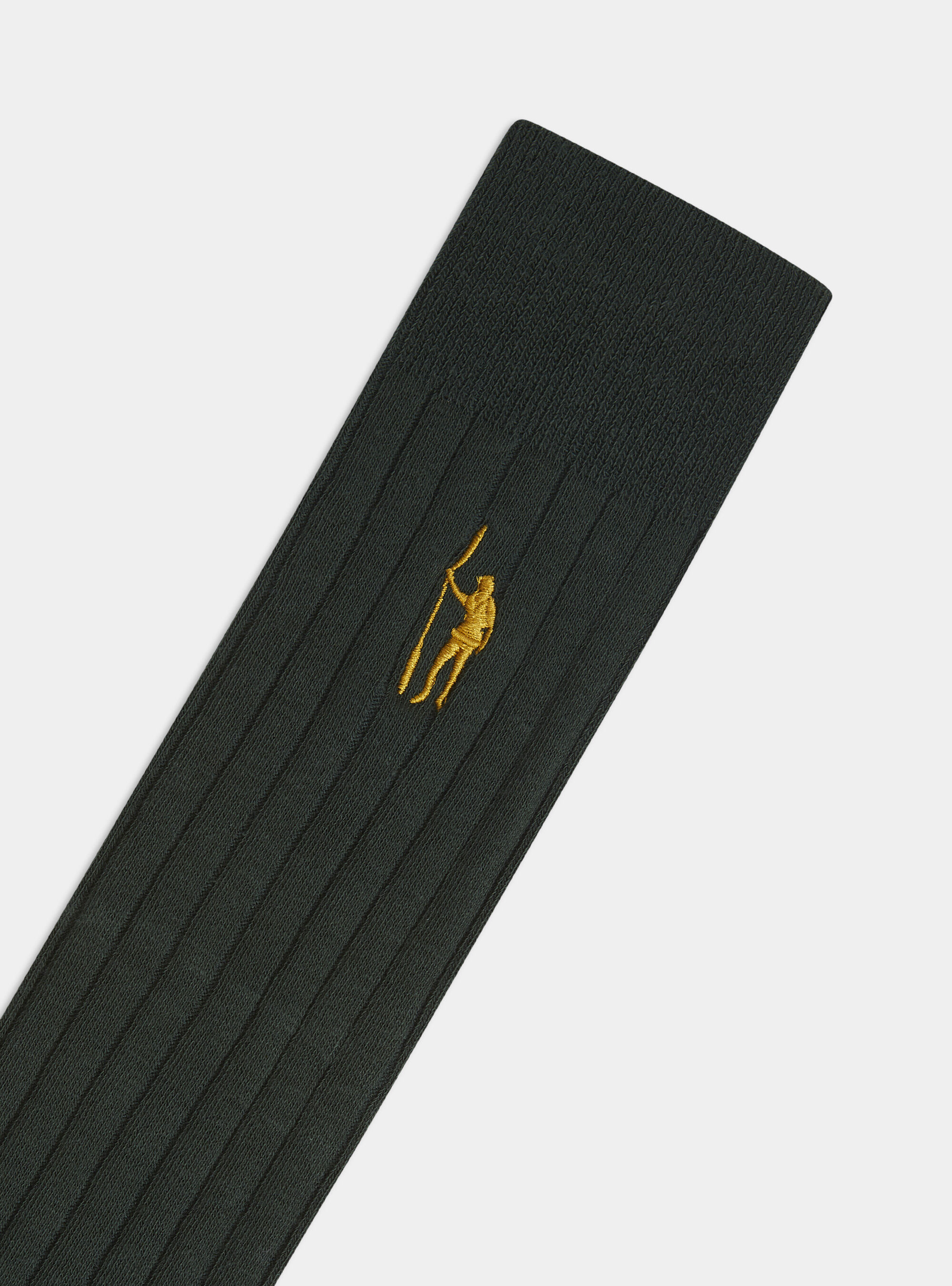 Gerippte Socken aus einer Baumwollmischung, VERDE 0600C