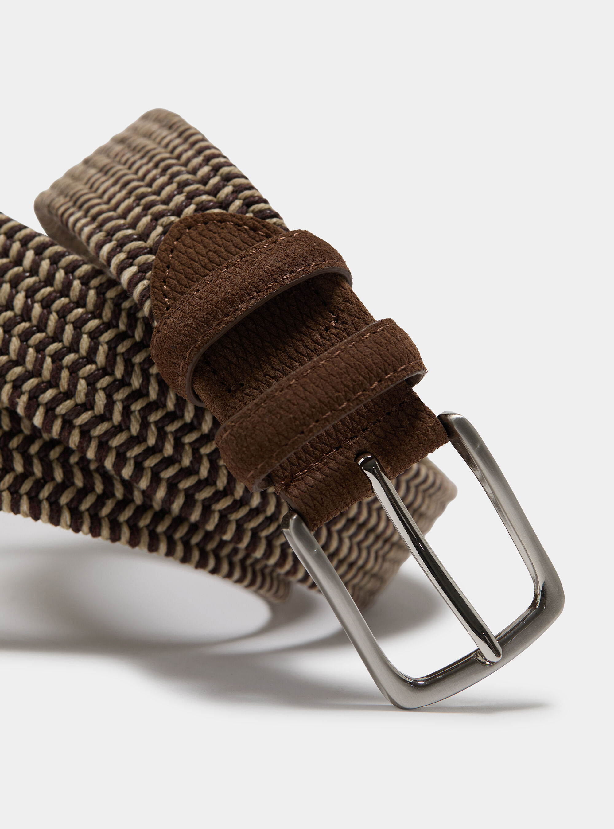 Cintura intrecciata a due colori