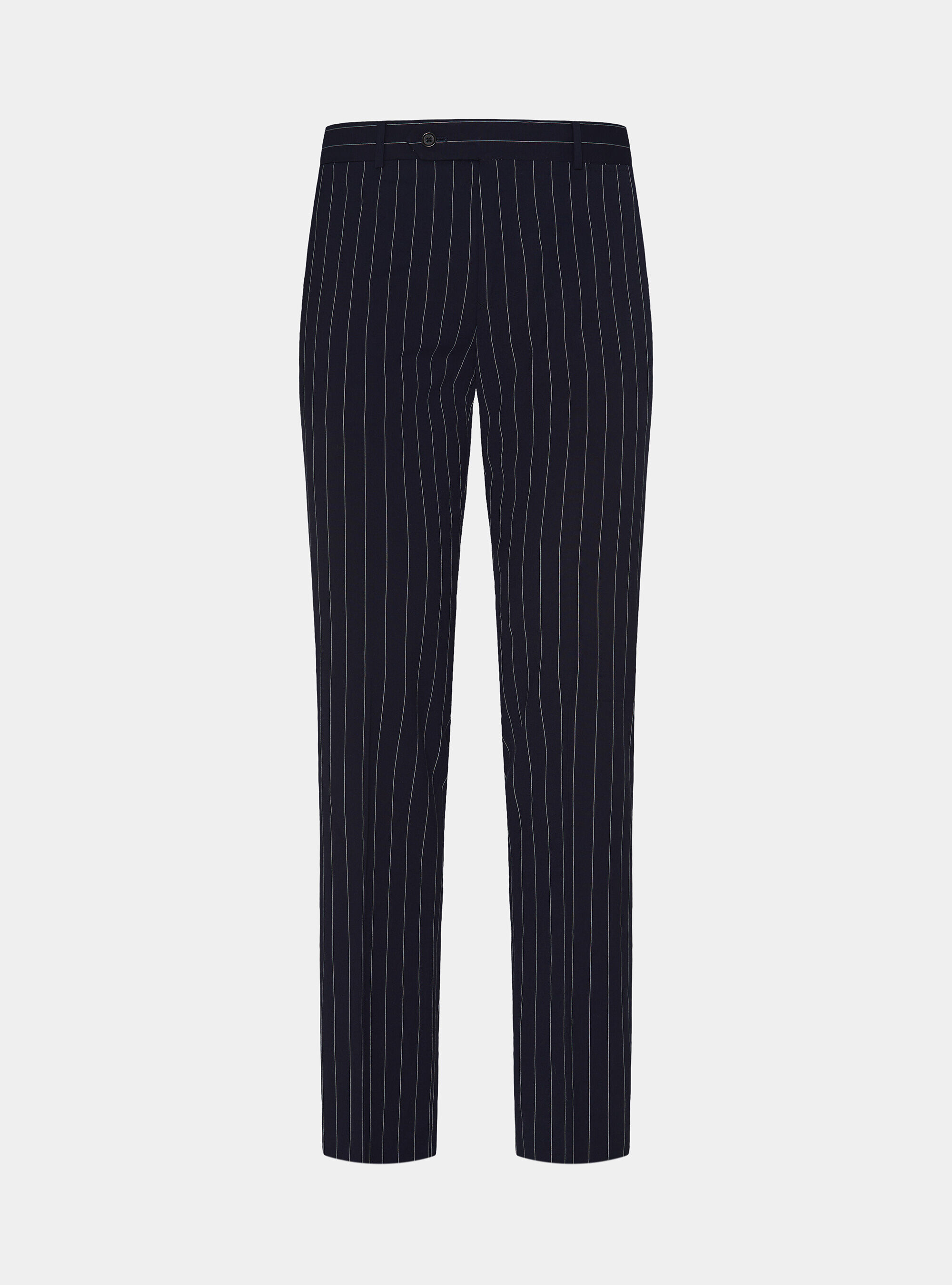 Pinstripe suit trousers, NAVY BLUE
