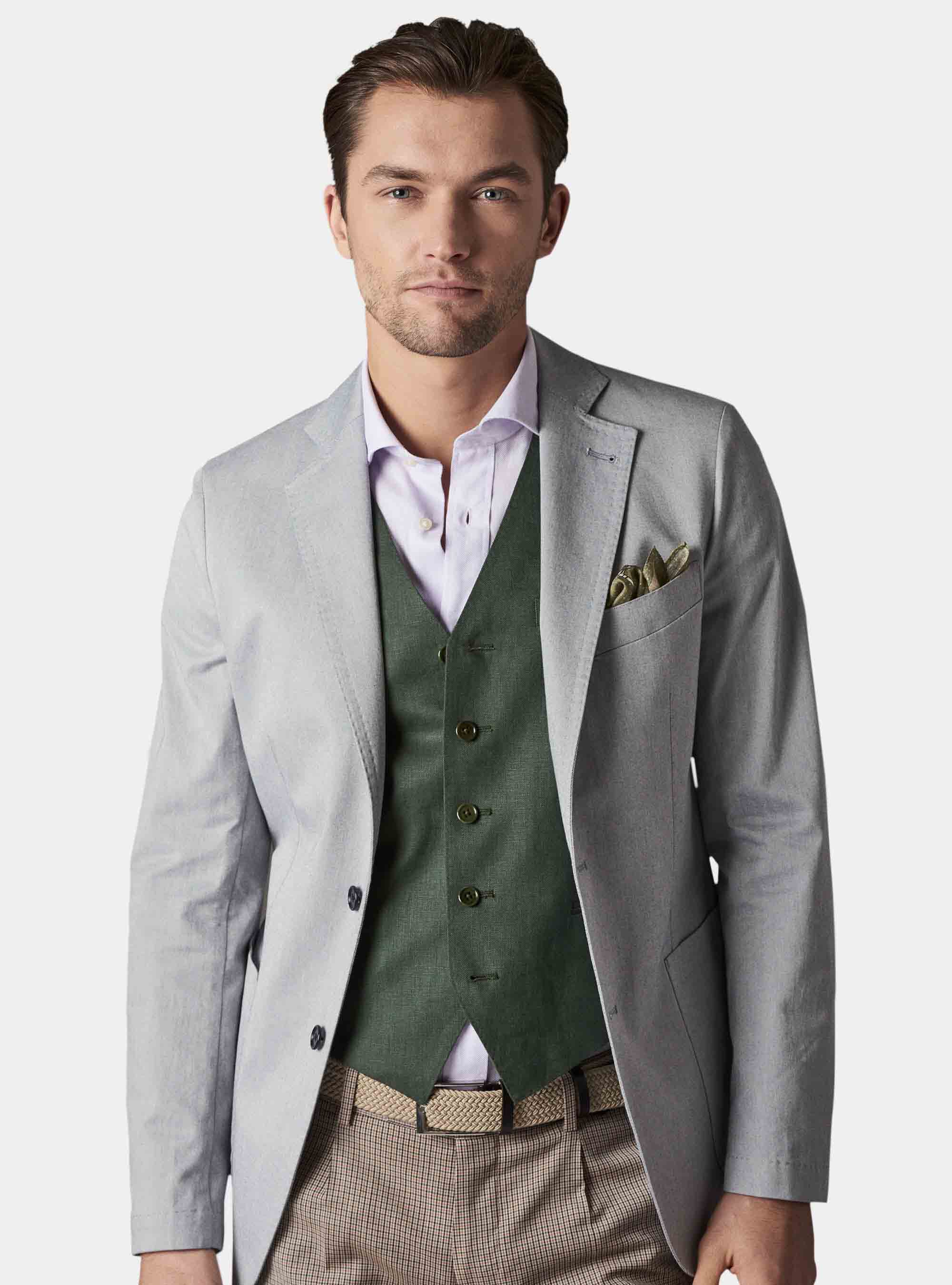 light cotton blazer