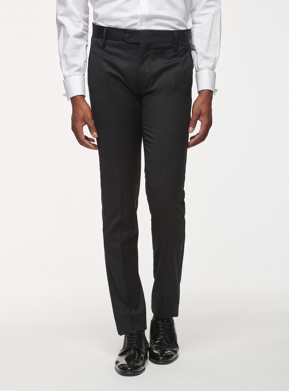 Pure Wool Tuxedo Trousers | Gutteridge | Men's Suits Pure Wool Tuxedo Trousers | Gutteridge | Men's Suits