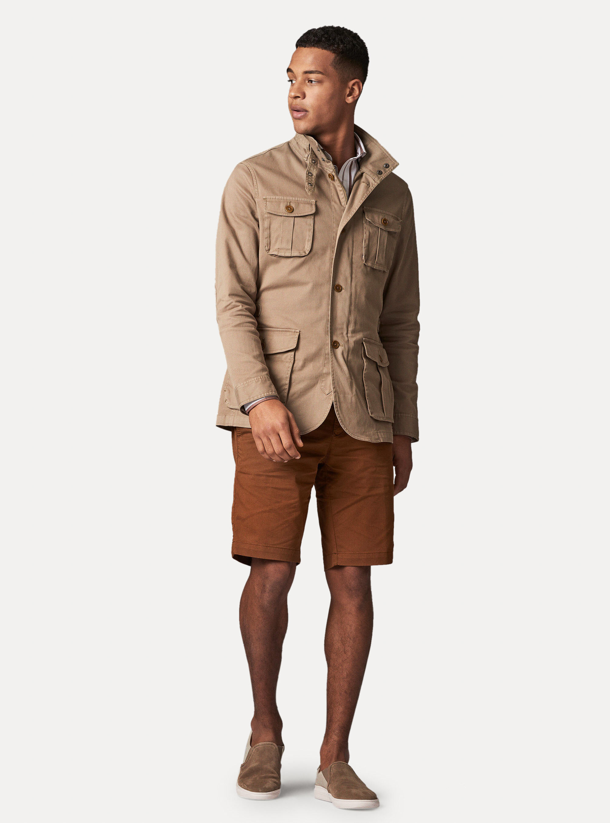 Mens cotton clearance field jacket