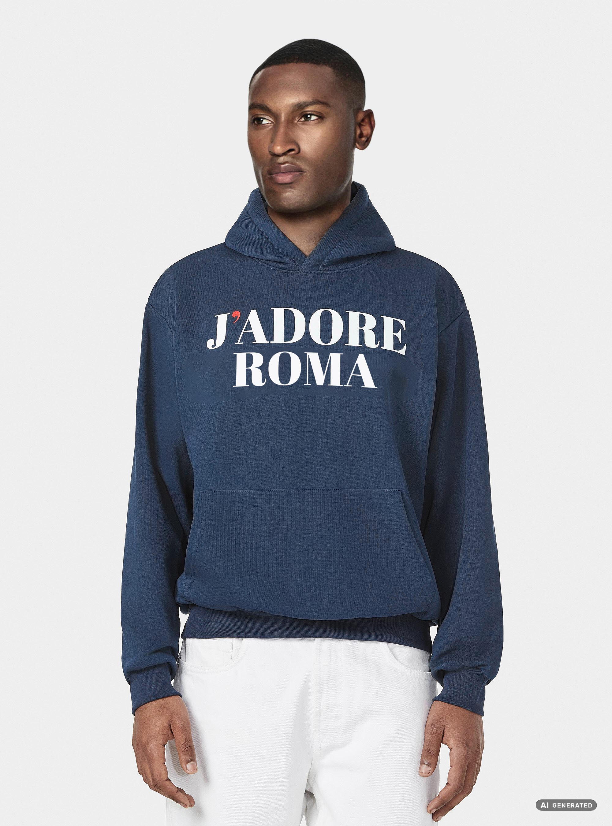 J'adore Roma cotton blend sweatshirt