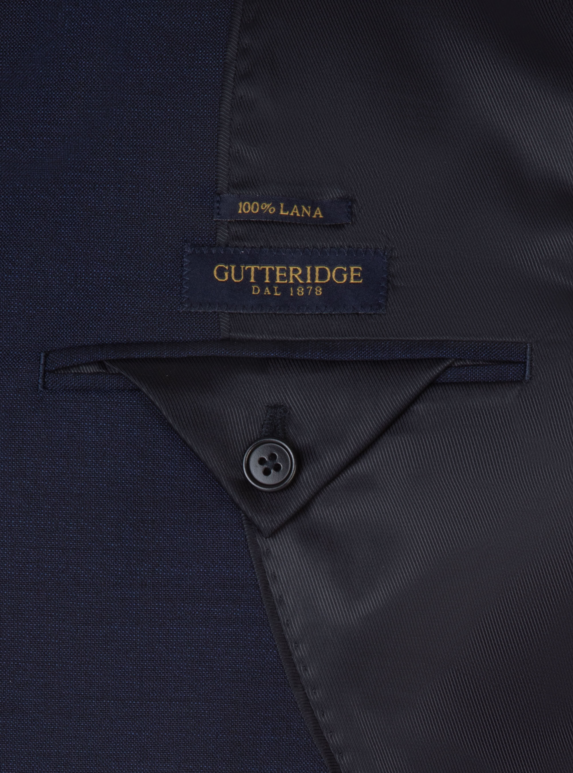 Suit blazer in pure wool Vitale Barberis Canonico fabric, NAVY BLUE