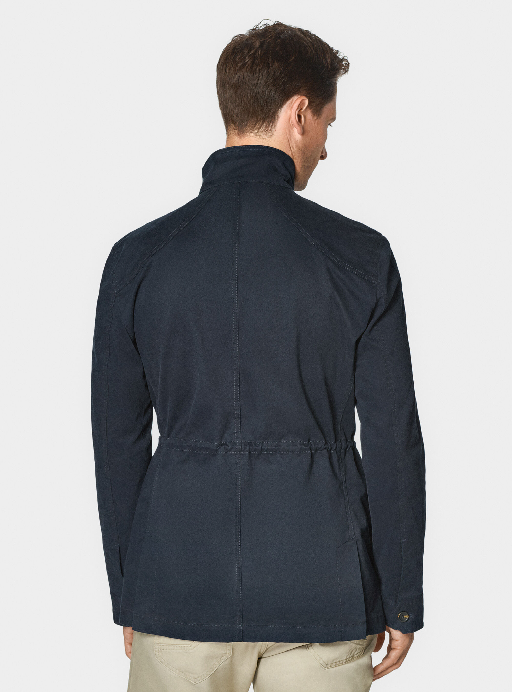 Field jacket in twill stretch, NAVY BLUE